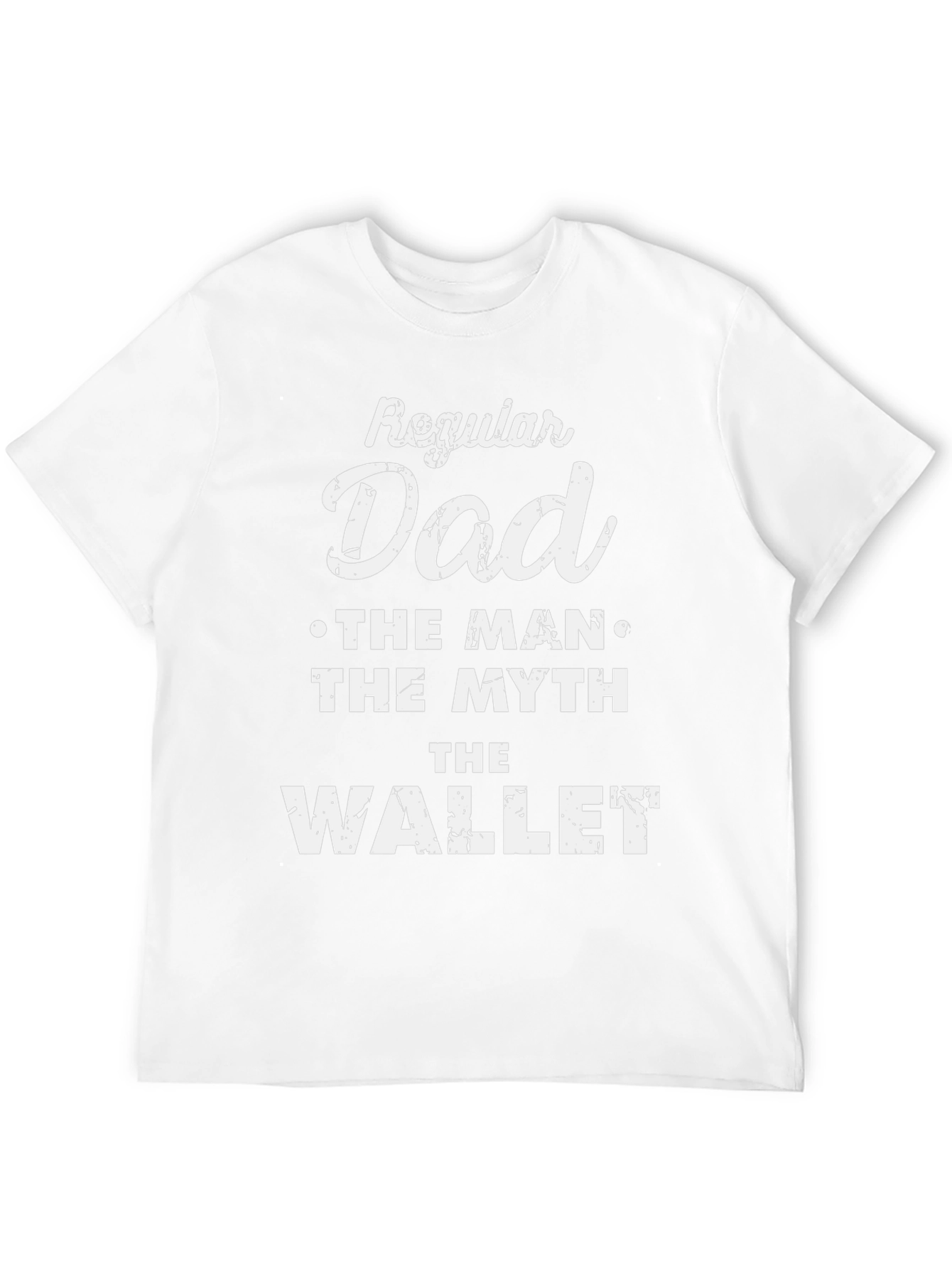 Camiseta Negra Regular Dad