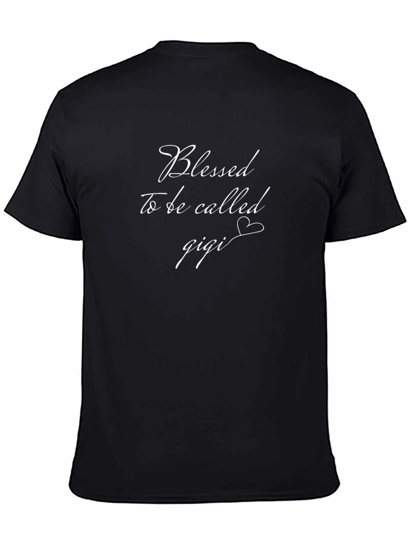 Camiseta Negra Blessed to be Called Gigi