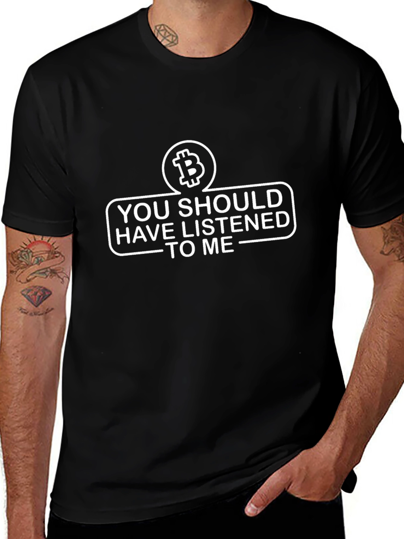 Camiseta Bitcoin - Deberías Haberme Escuchado