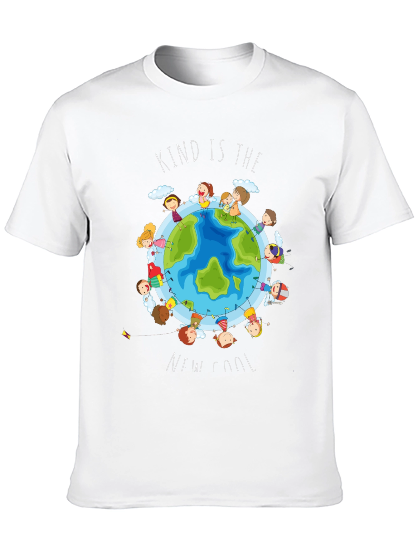 Camiseta Negra Infantil Kind Is The New Cool