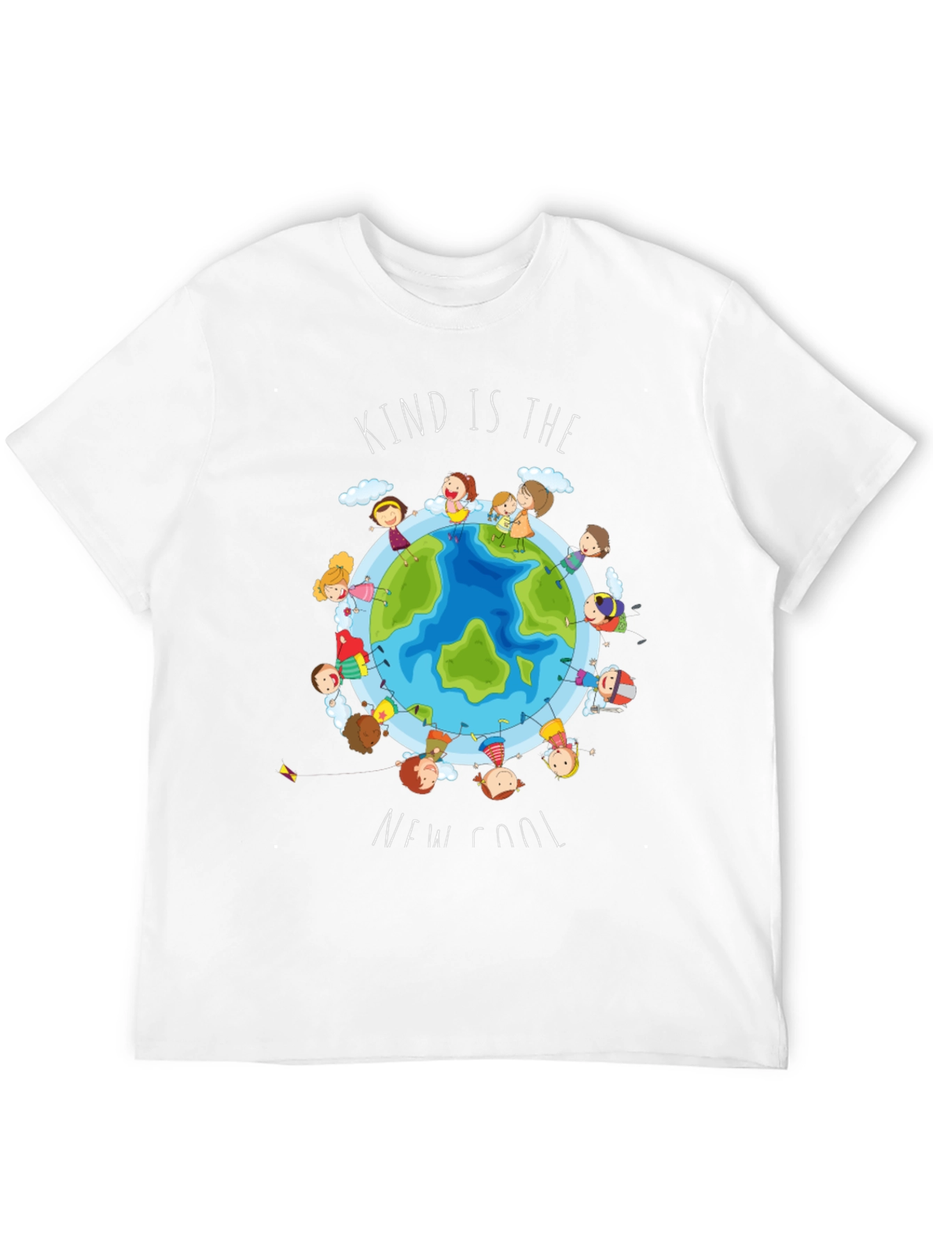 Camiseta Negra Infantil Kind Is The New Cool