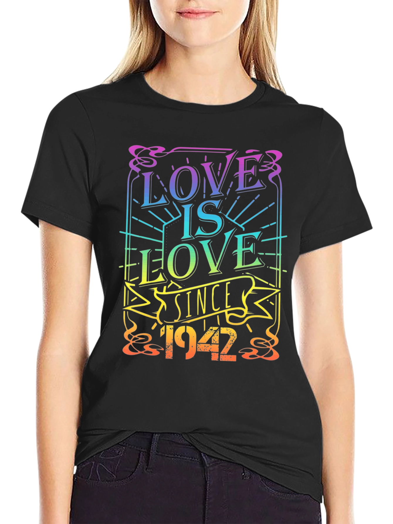 Camiseta Negra: Amor es Amor Desde 1942