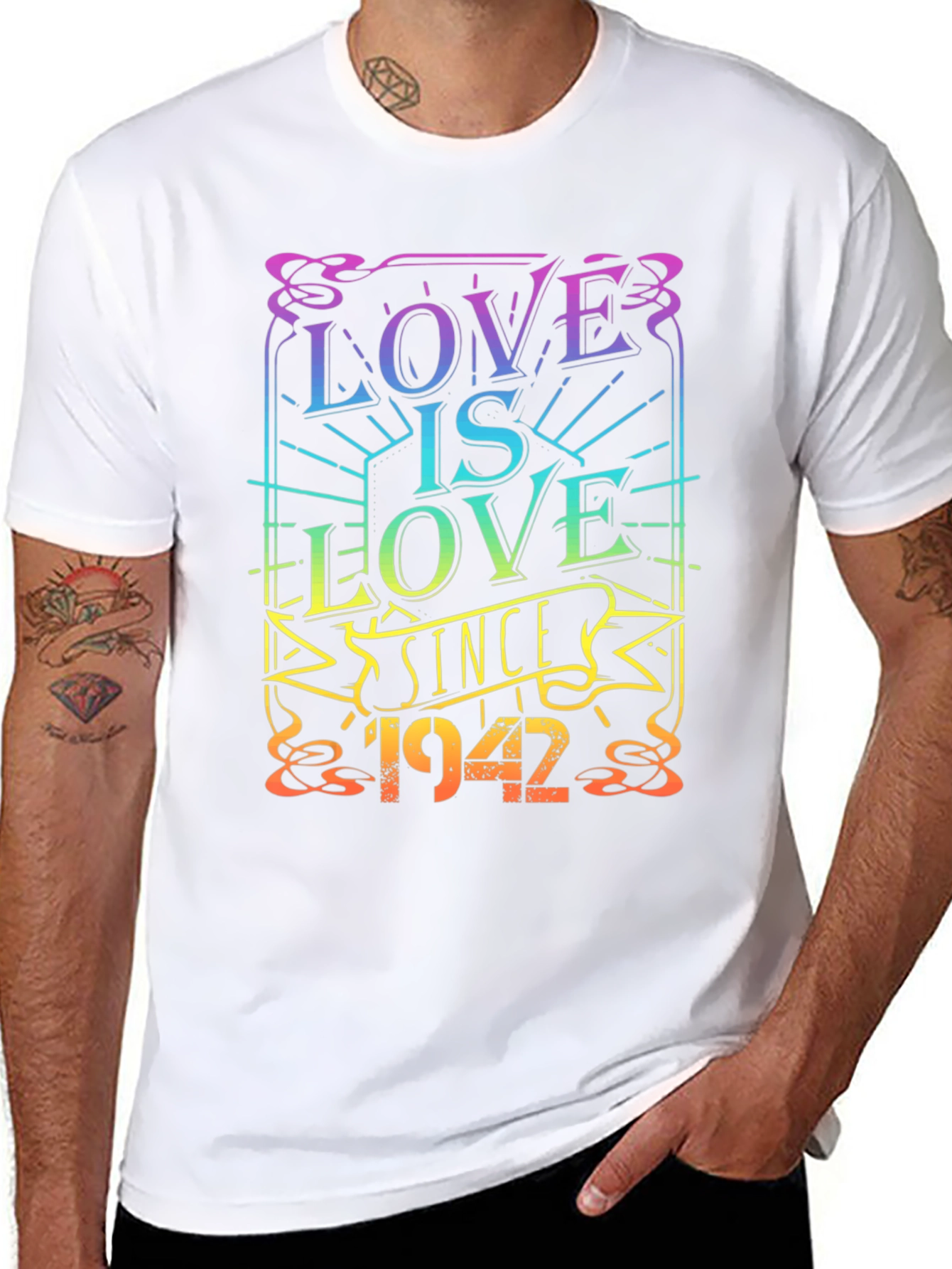 Camiseta Negra: Amor es Amor Desde 1942