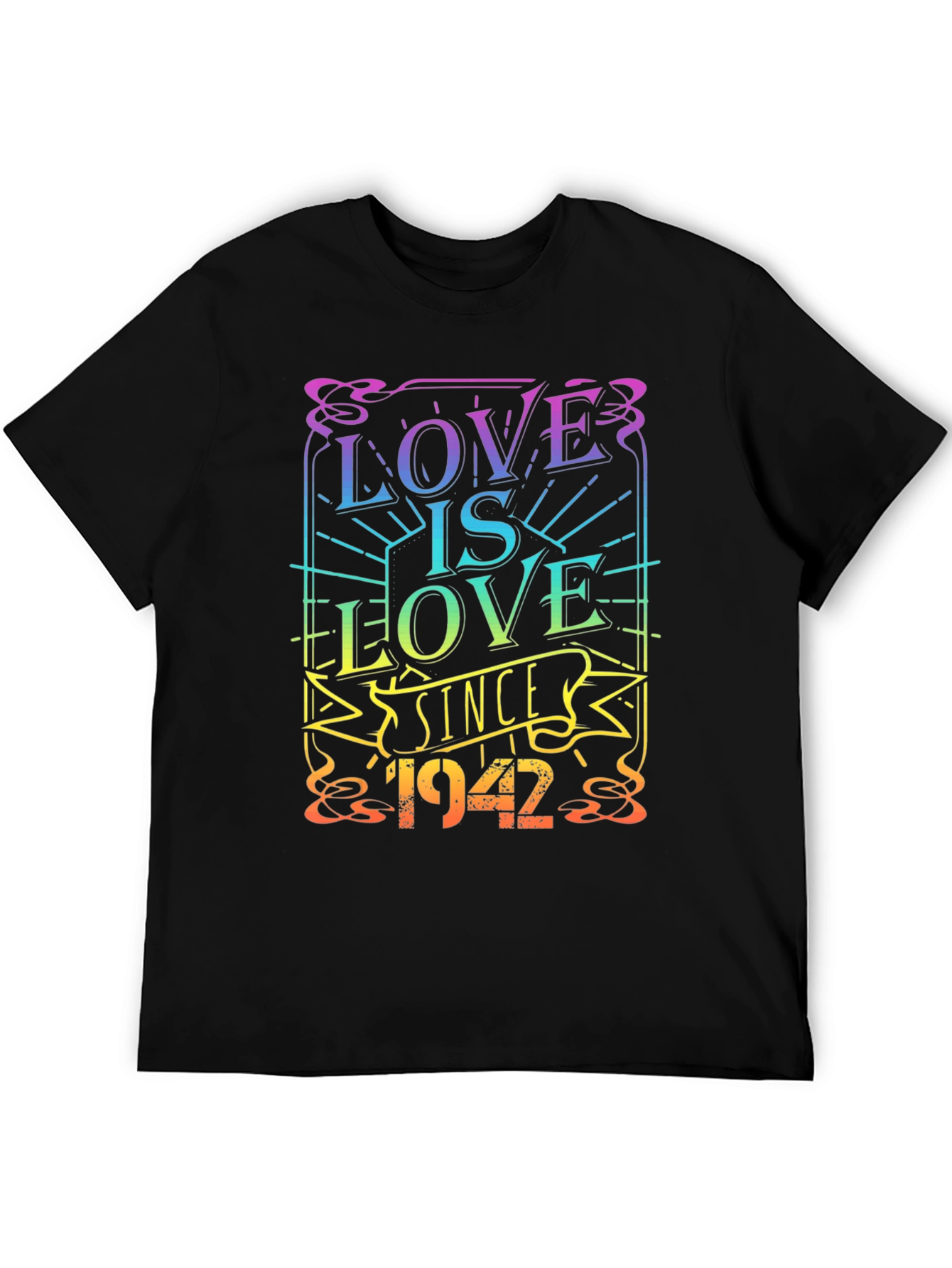 Camiseta Negra: Amor es Amor Desde 1942