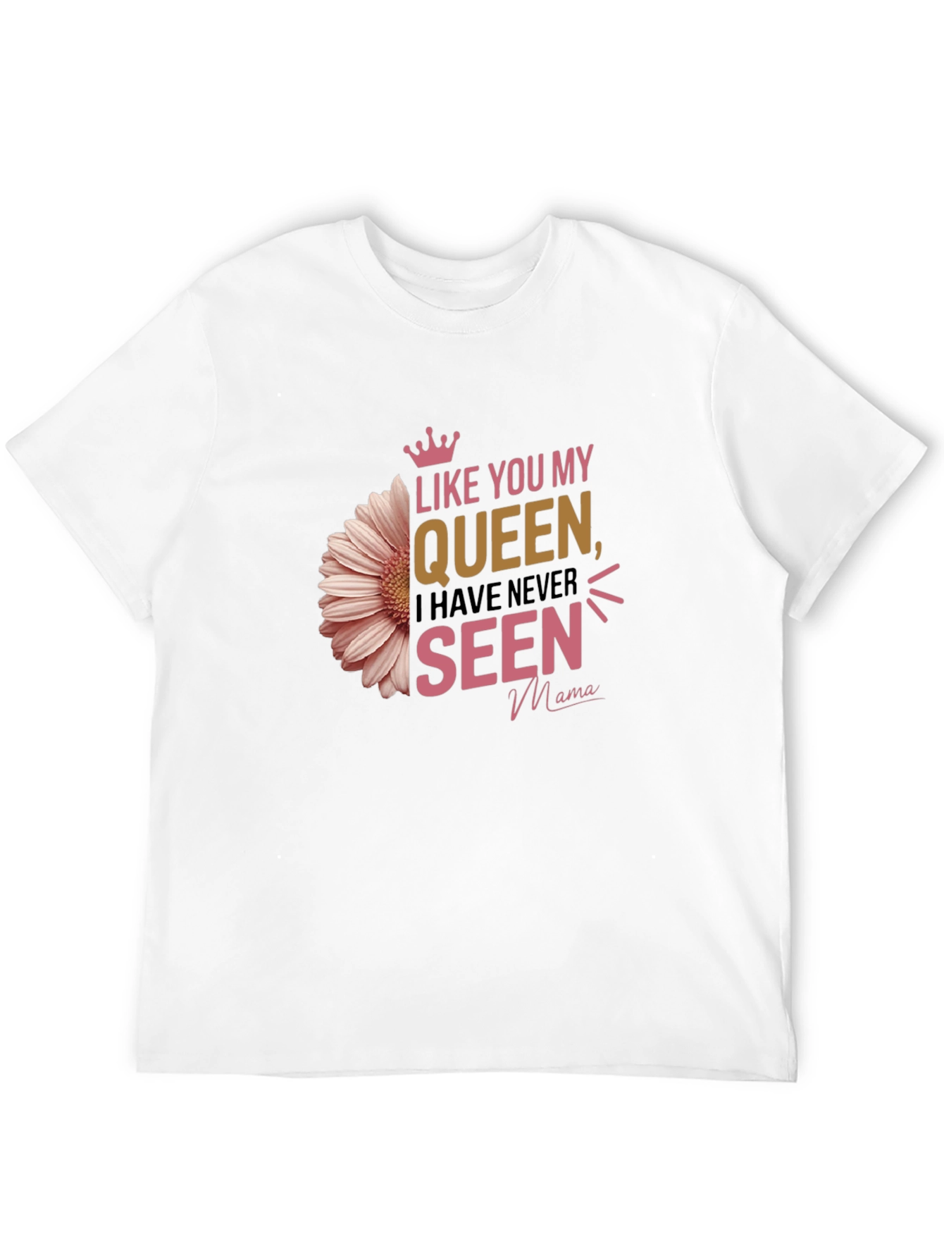 Camiseta Negra Like You My Queen para Mamá