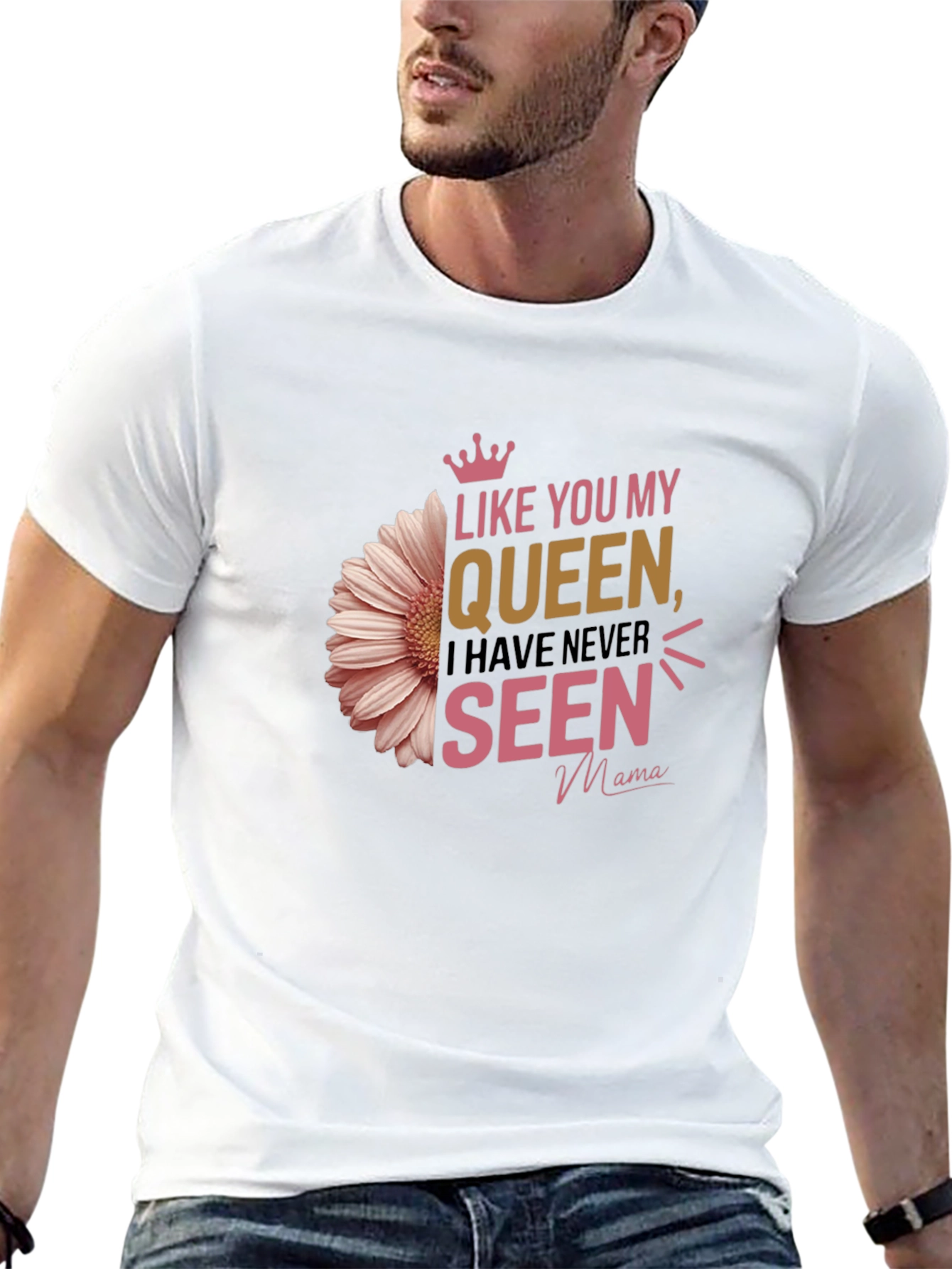Camiseta Negra Like You My Queen para Mamá