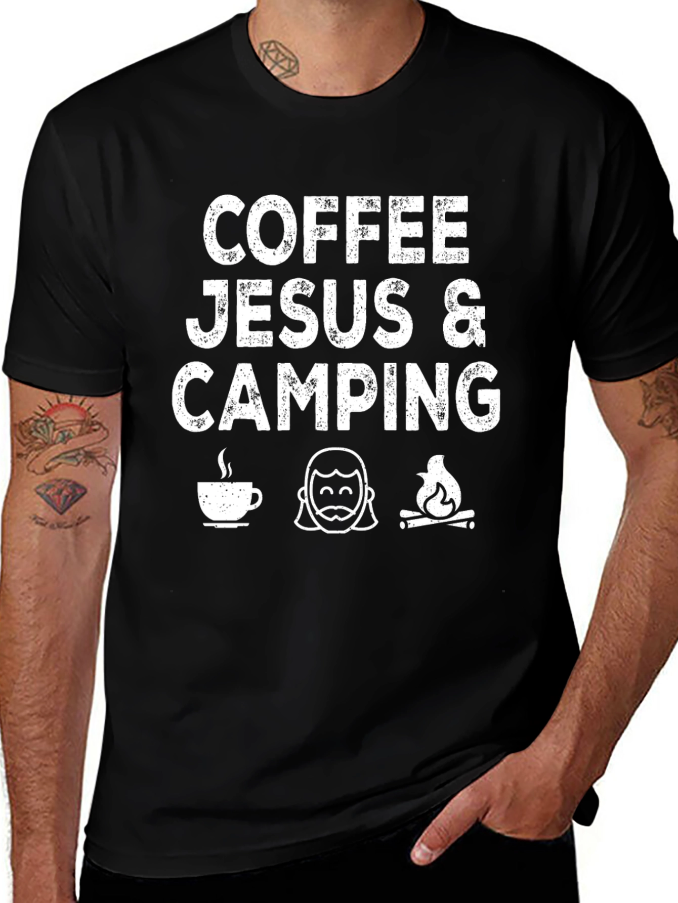 Camiseta Café Jesús & Camping