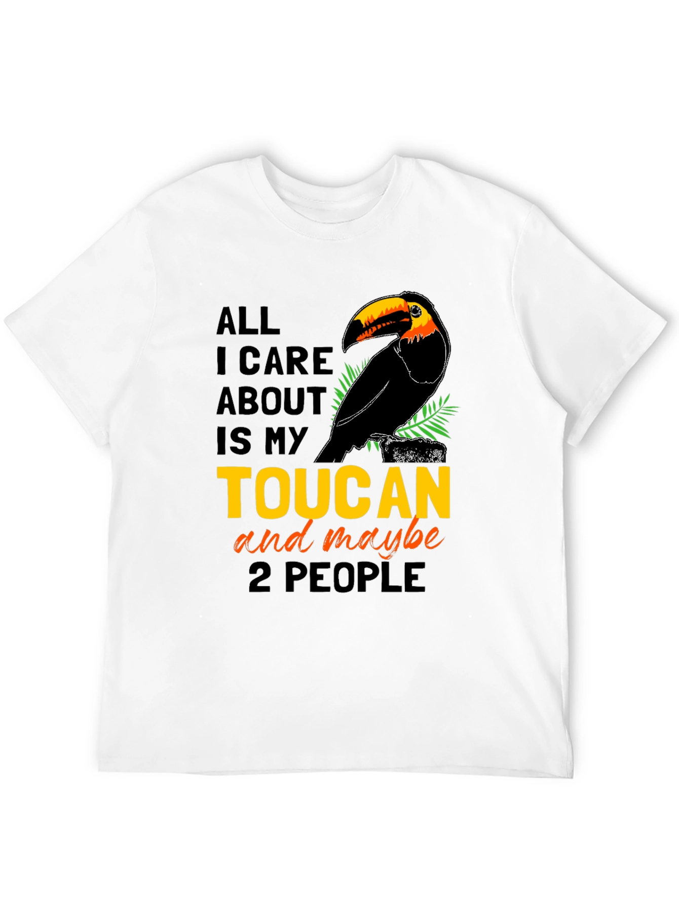 Camiseta Negra con Diseño de Tucán