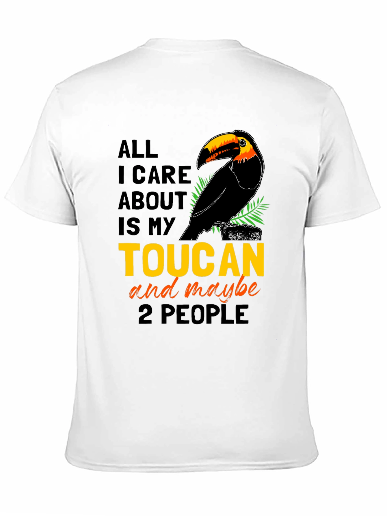 Camiseta Negra con Diseño de Tucán