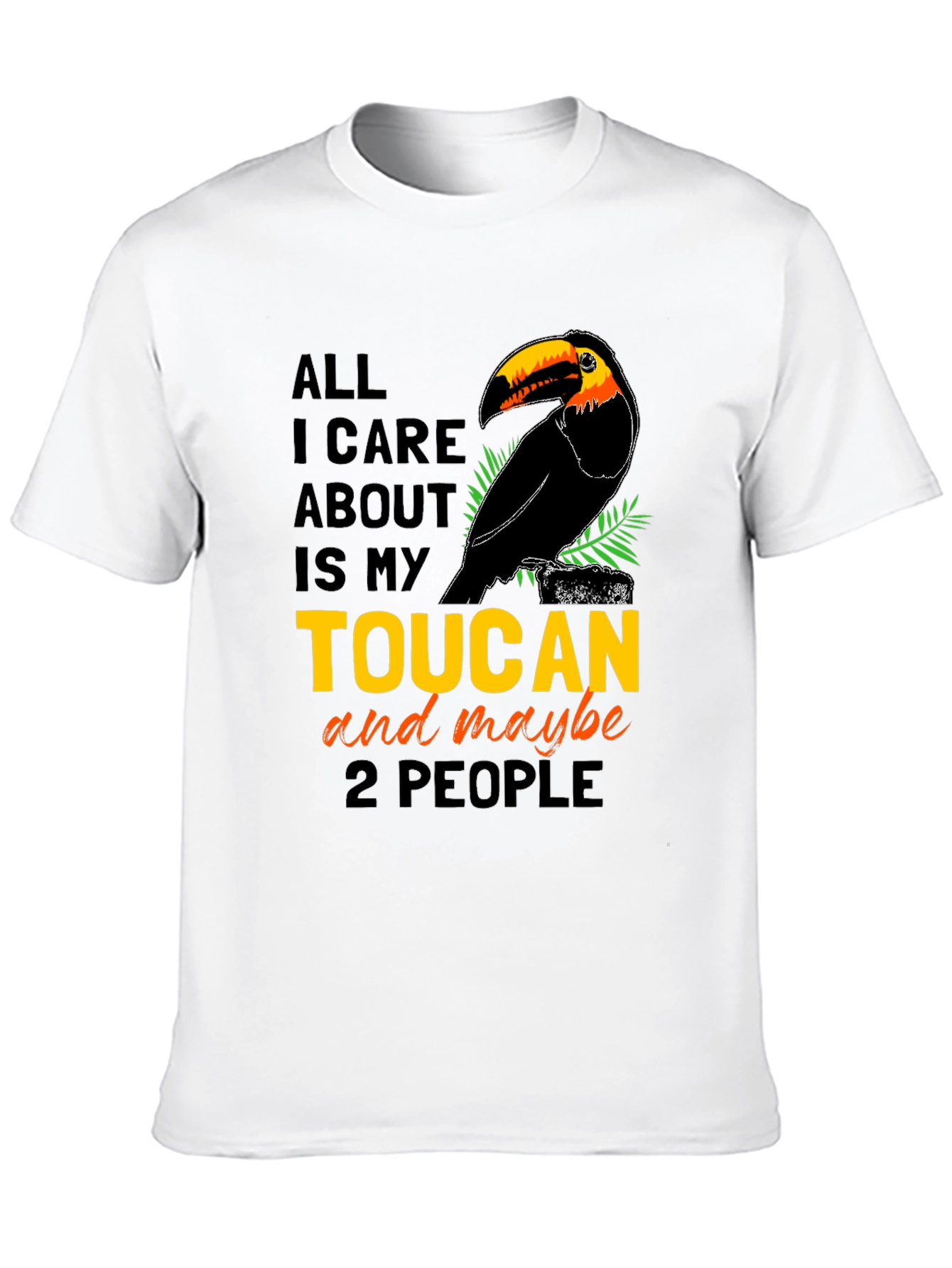 Camiseta Negra con Diseño de Tucán