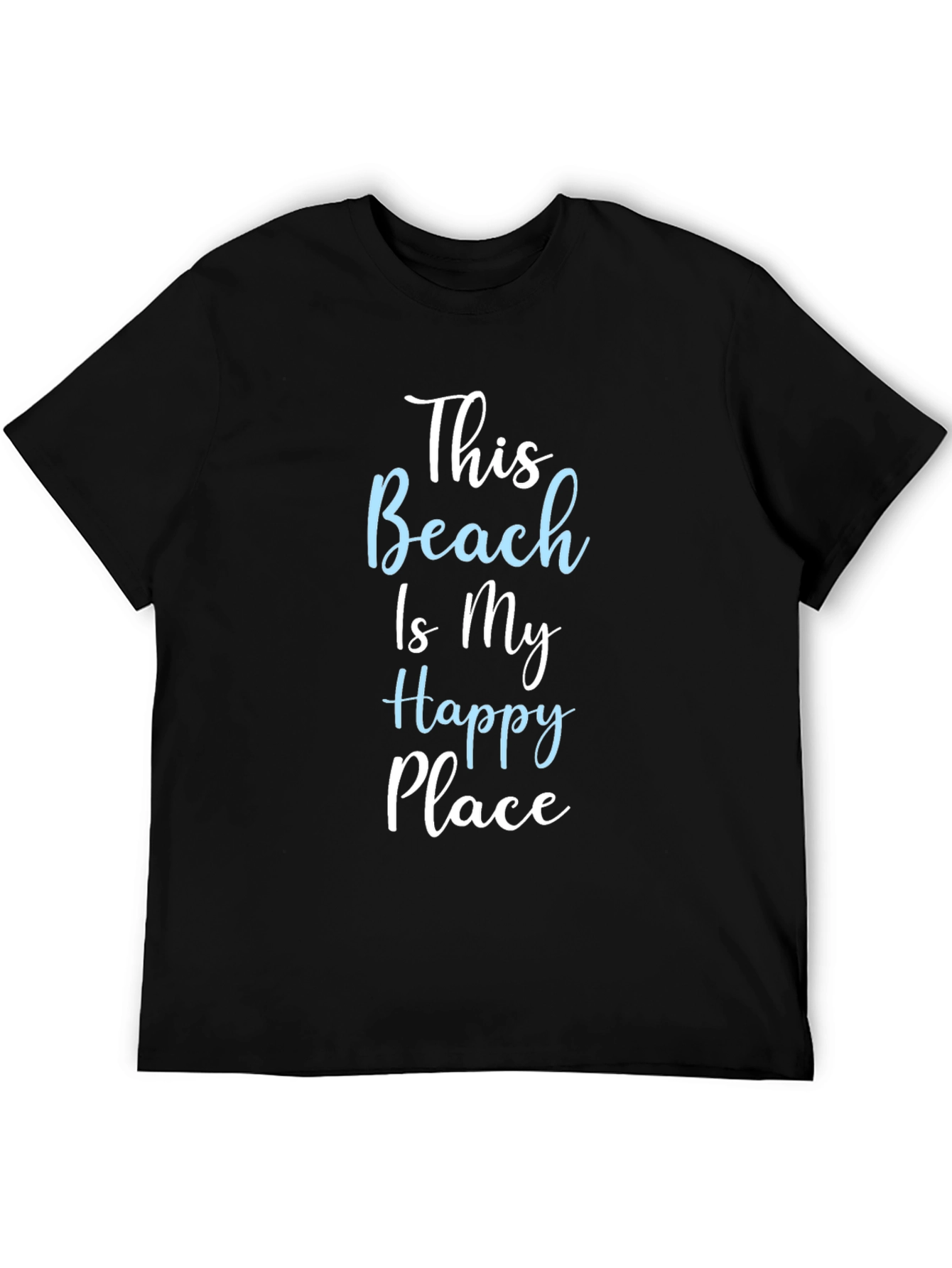 Camiseta Negra This Beach Is My Happy Place