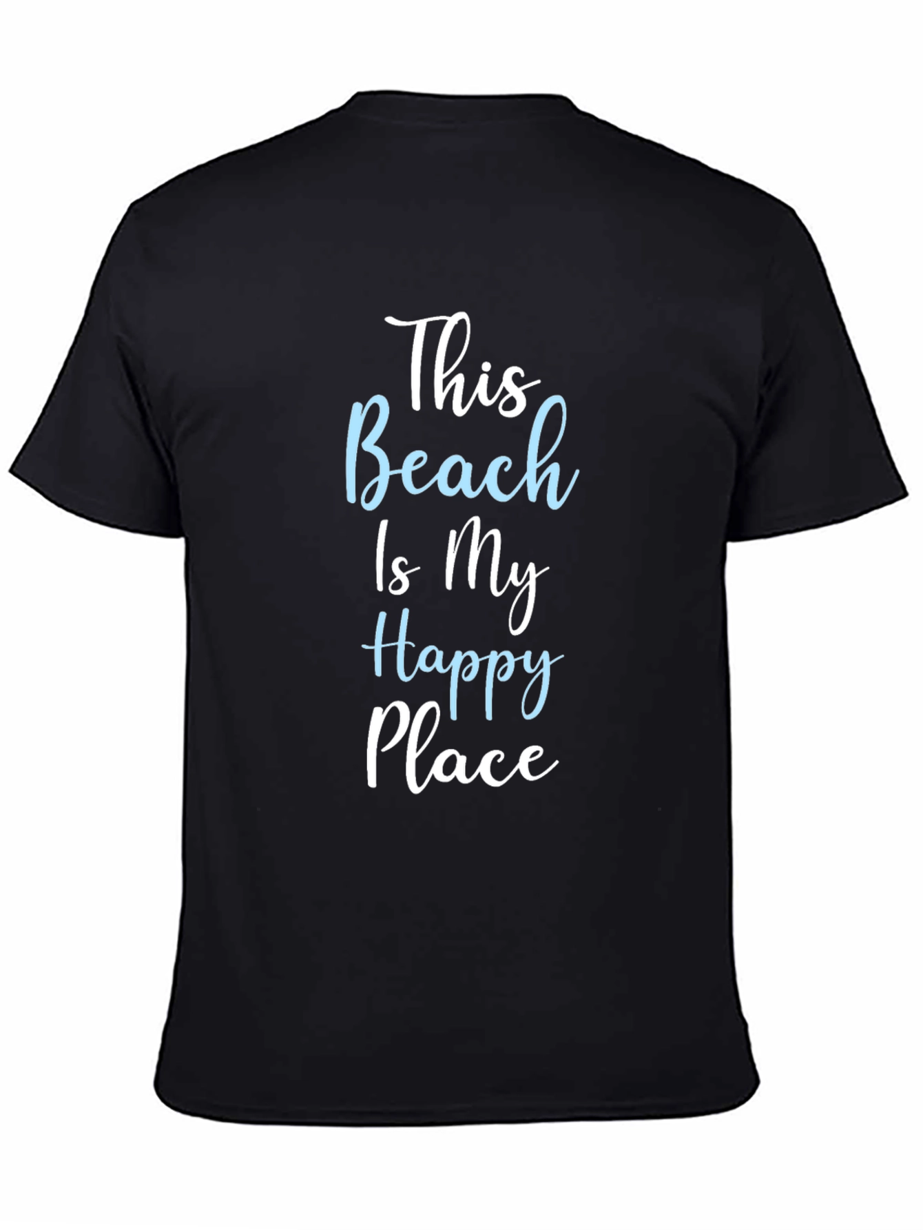 Camiseta Negra This Beach Is My Happy Place