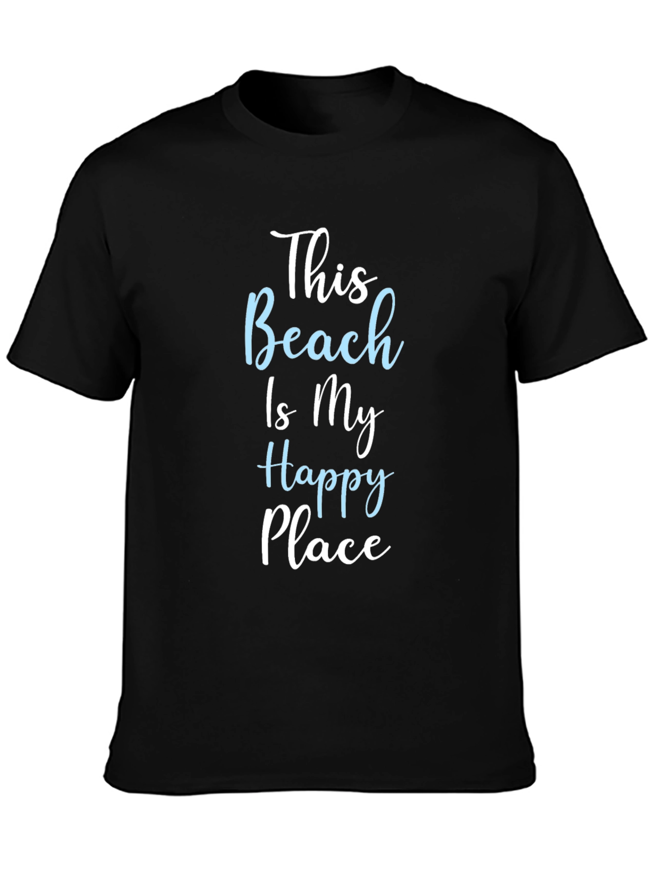 Camiseta Negra This Beach Is My Happy Place
