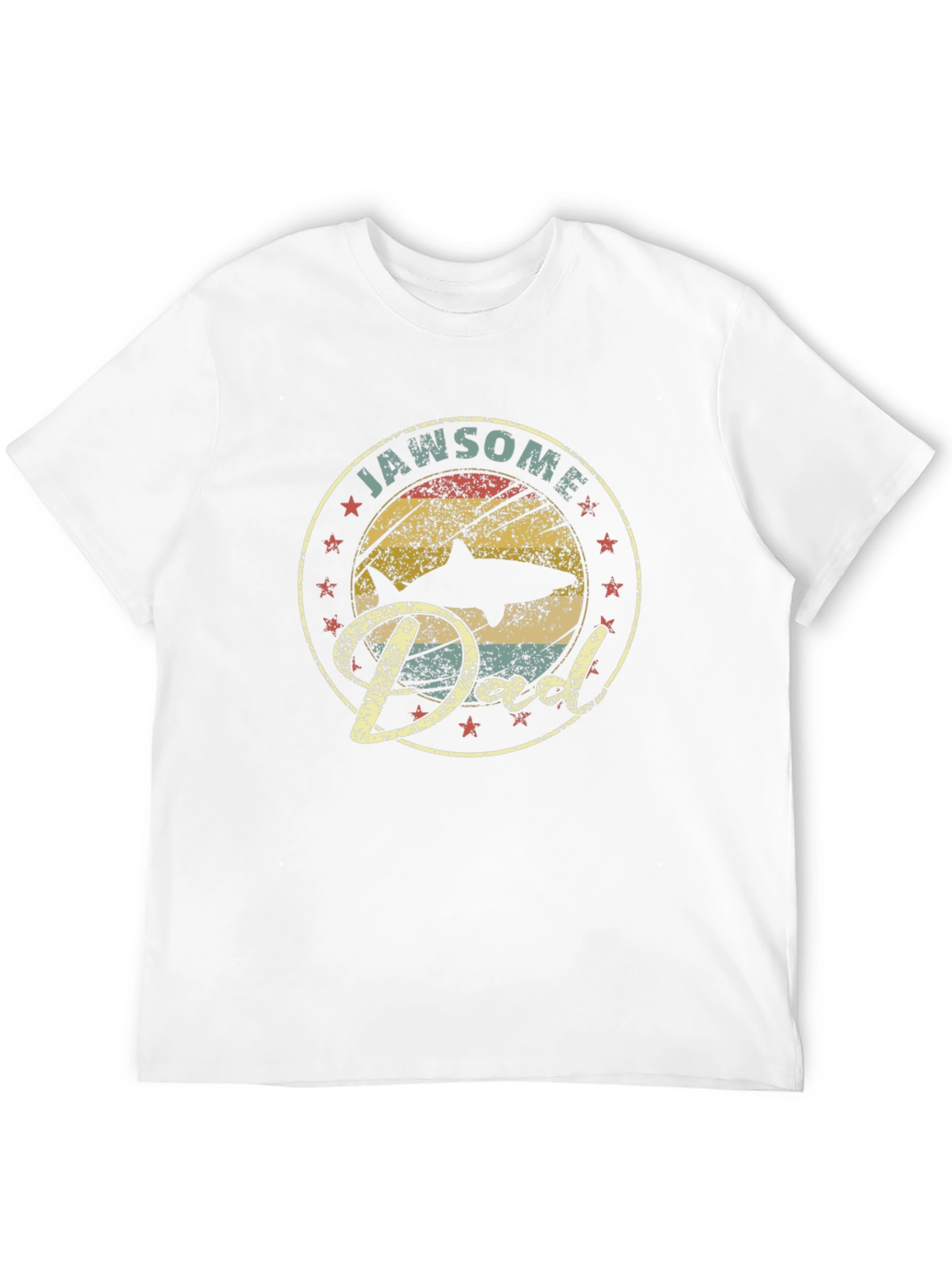 Camiseta Jawsome Dad: Estilo Retro para Papá Tiburón