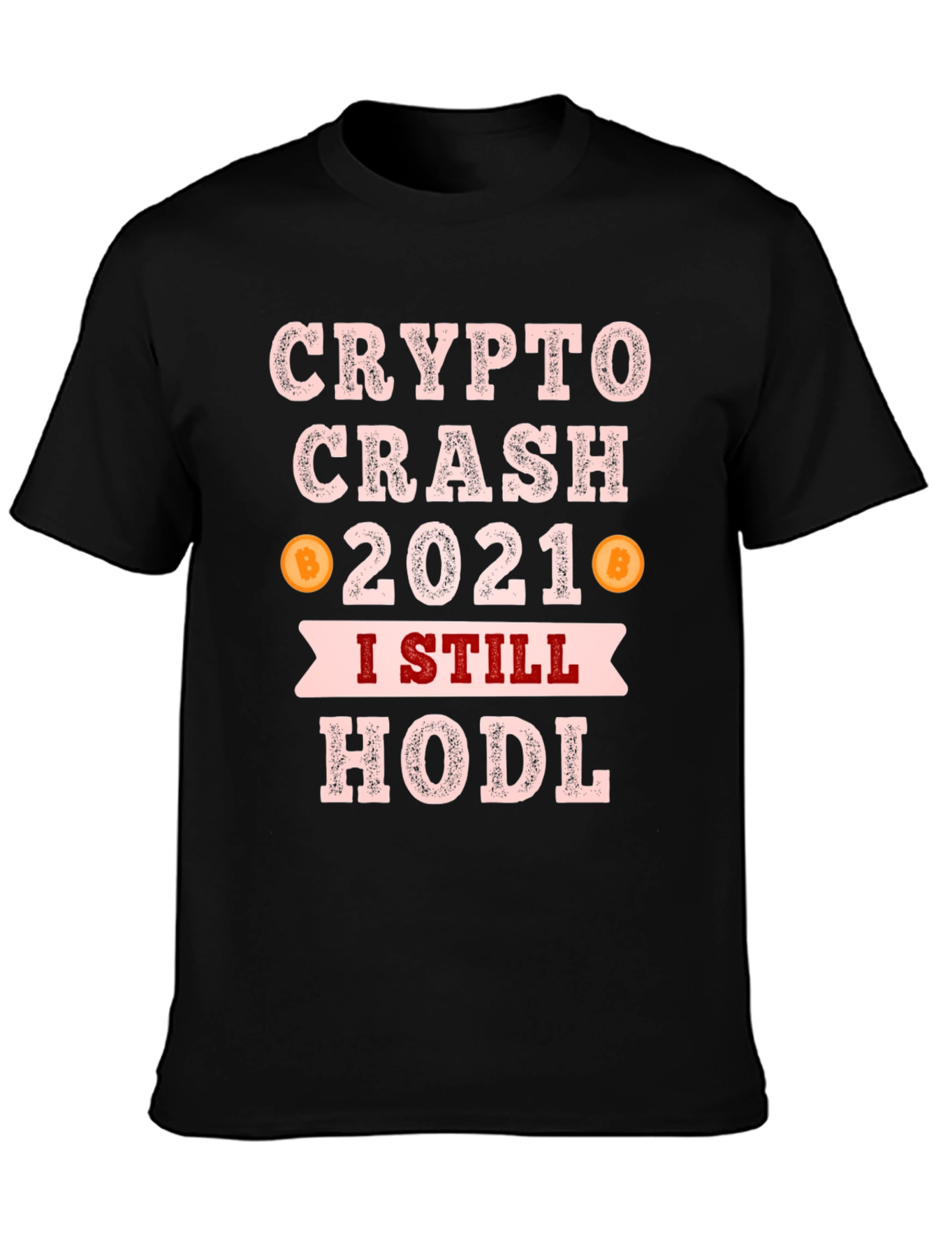 Camiseta Crypto Crash 2021 HODL