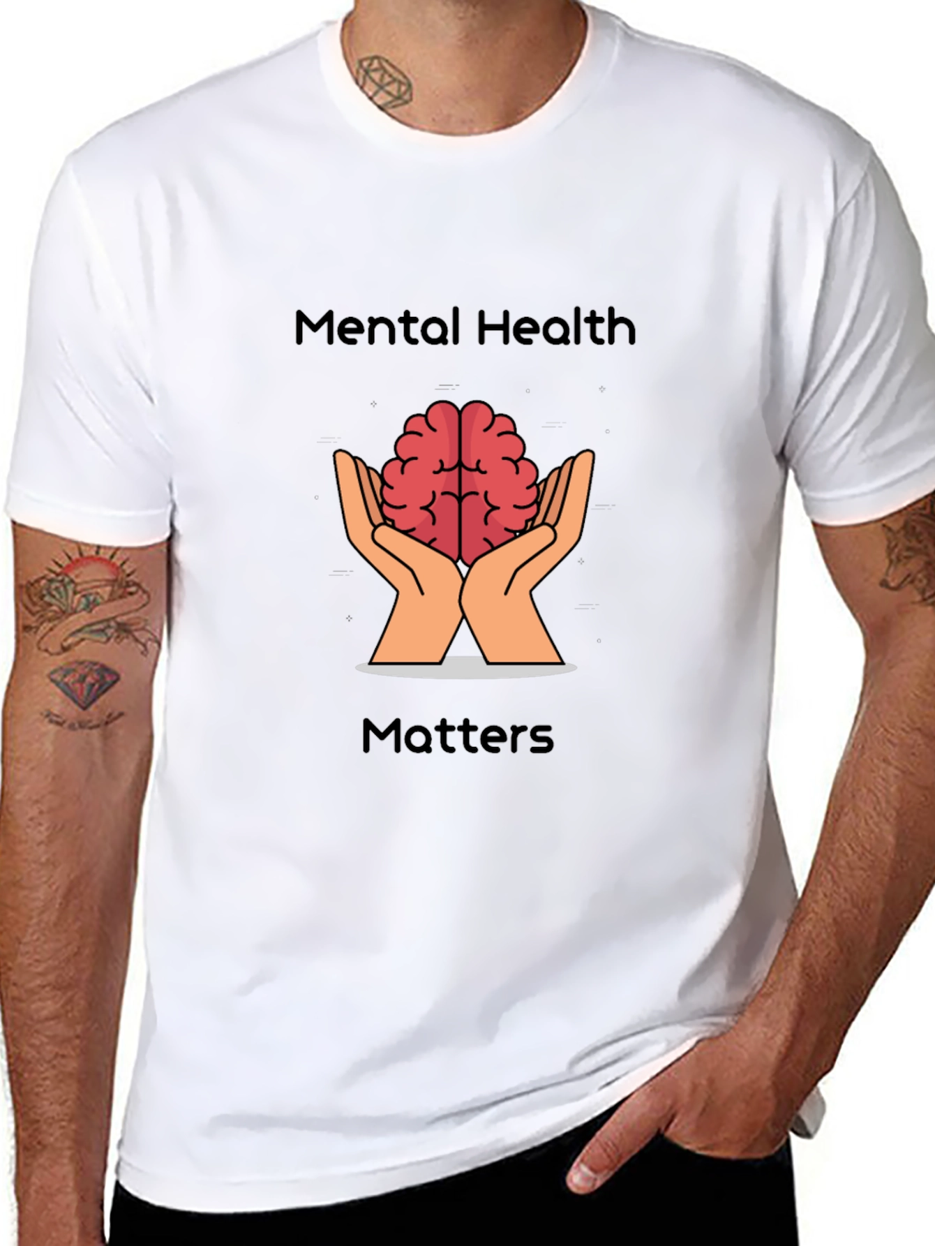 Camiseta La Salud Mental Importa - Diseño Único