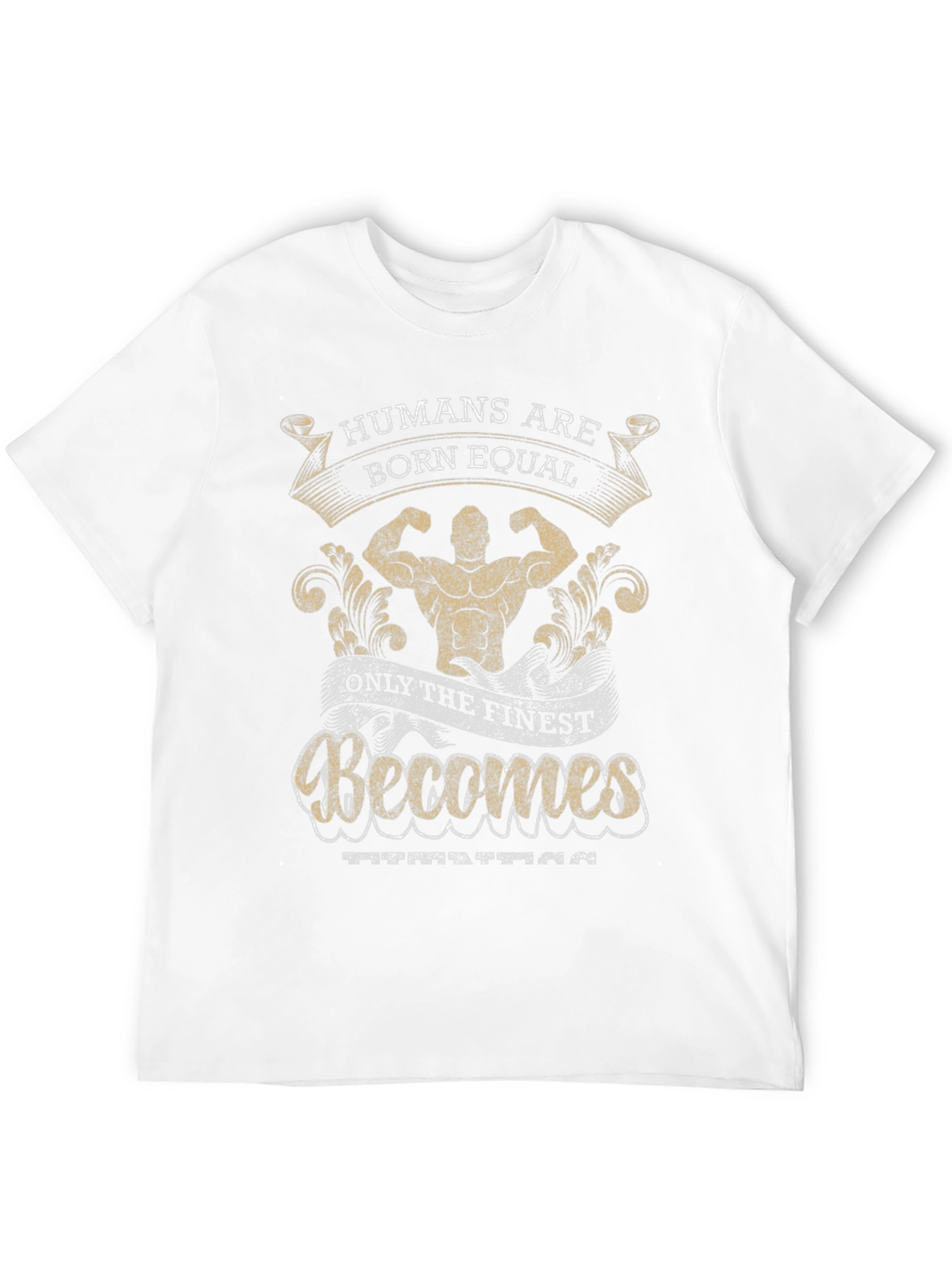 Camiseta Negra con Diseño de Motivación Fitness