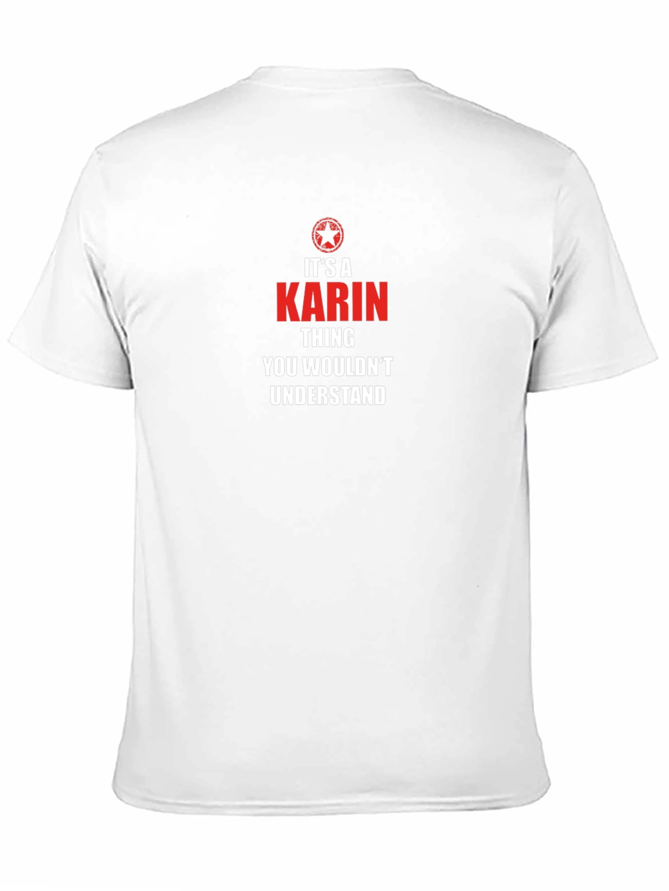 Camiseta Negra Karin Thing con Diseño Gráfico Unisex