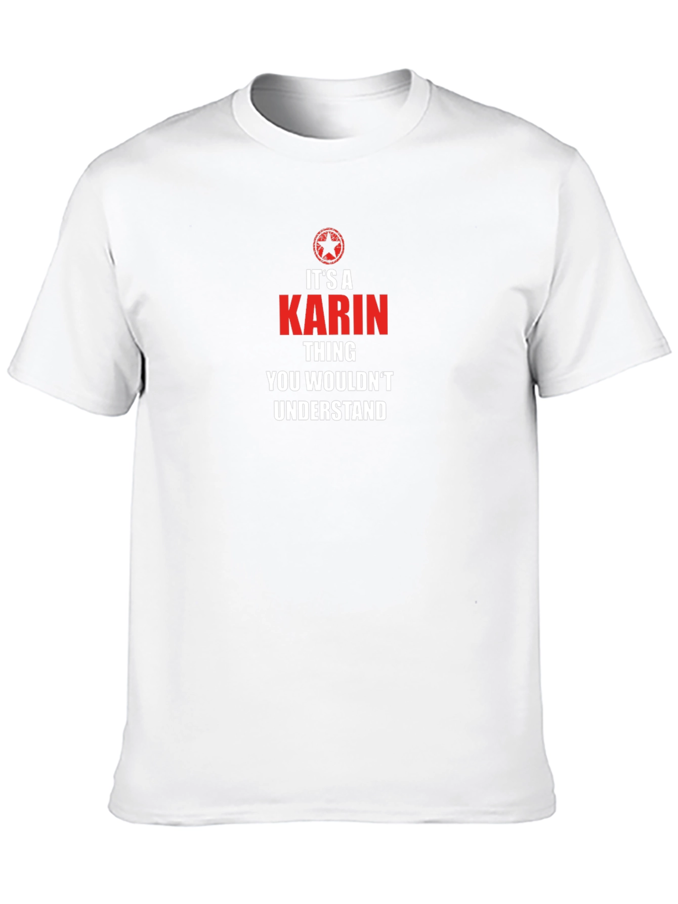 Camiseta Negra Karin Thing con Diseño Gráfico Unisex