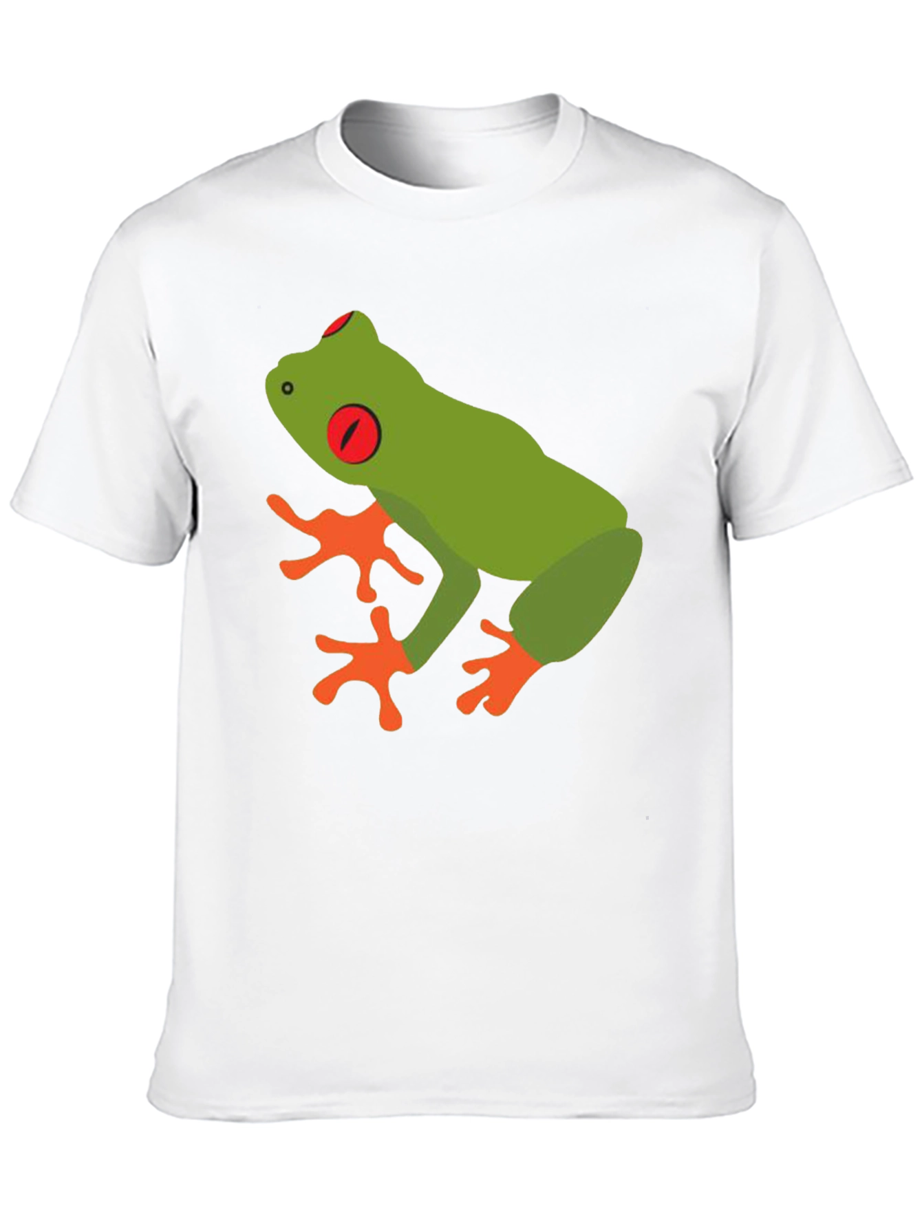 Camiseta Negra con Diseño de Rana Arborícola