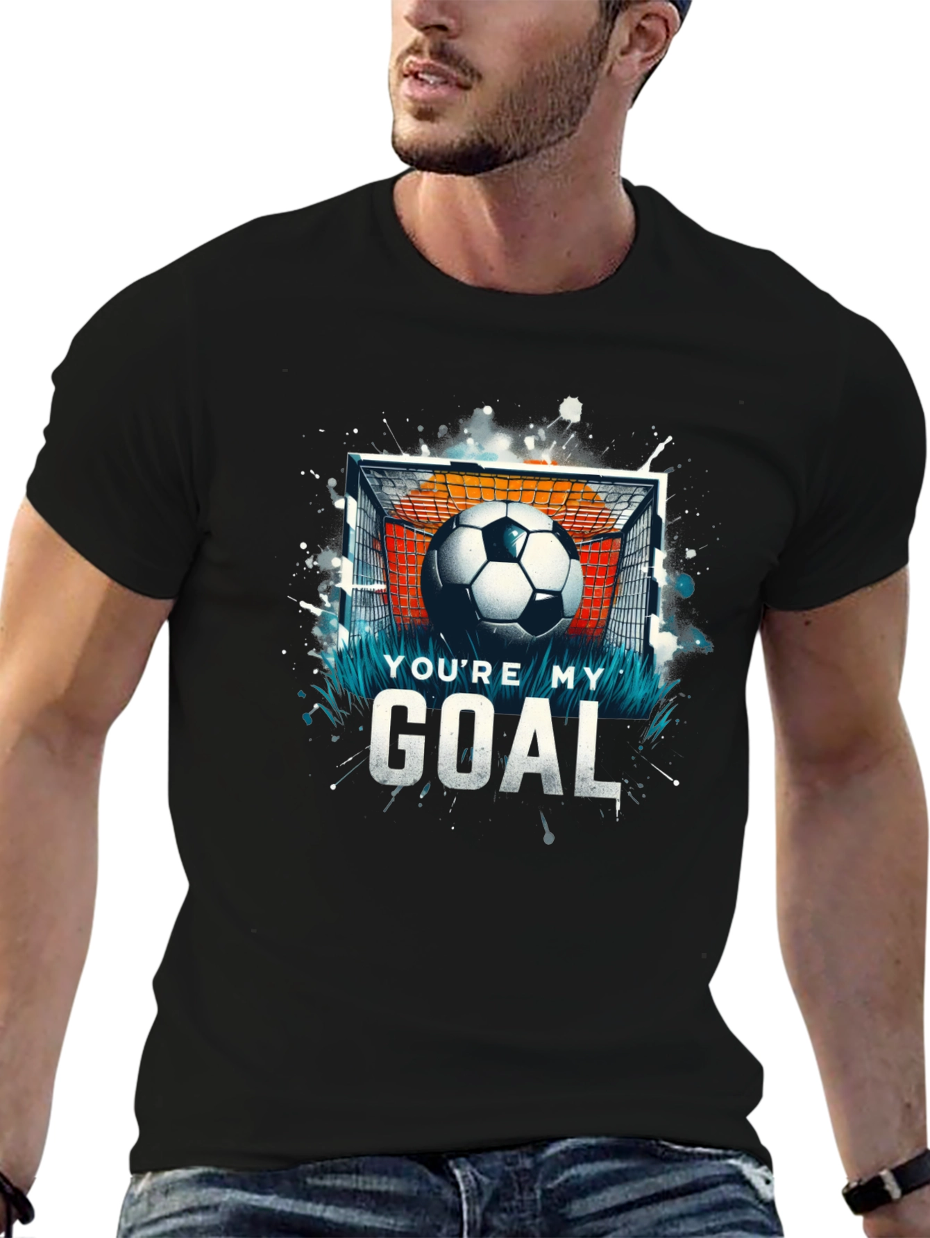 Camiseta Negra Eres Mi Gol