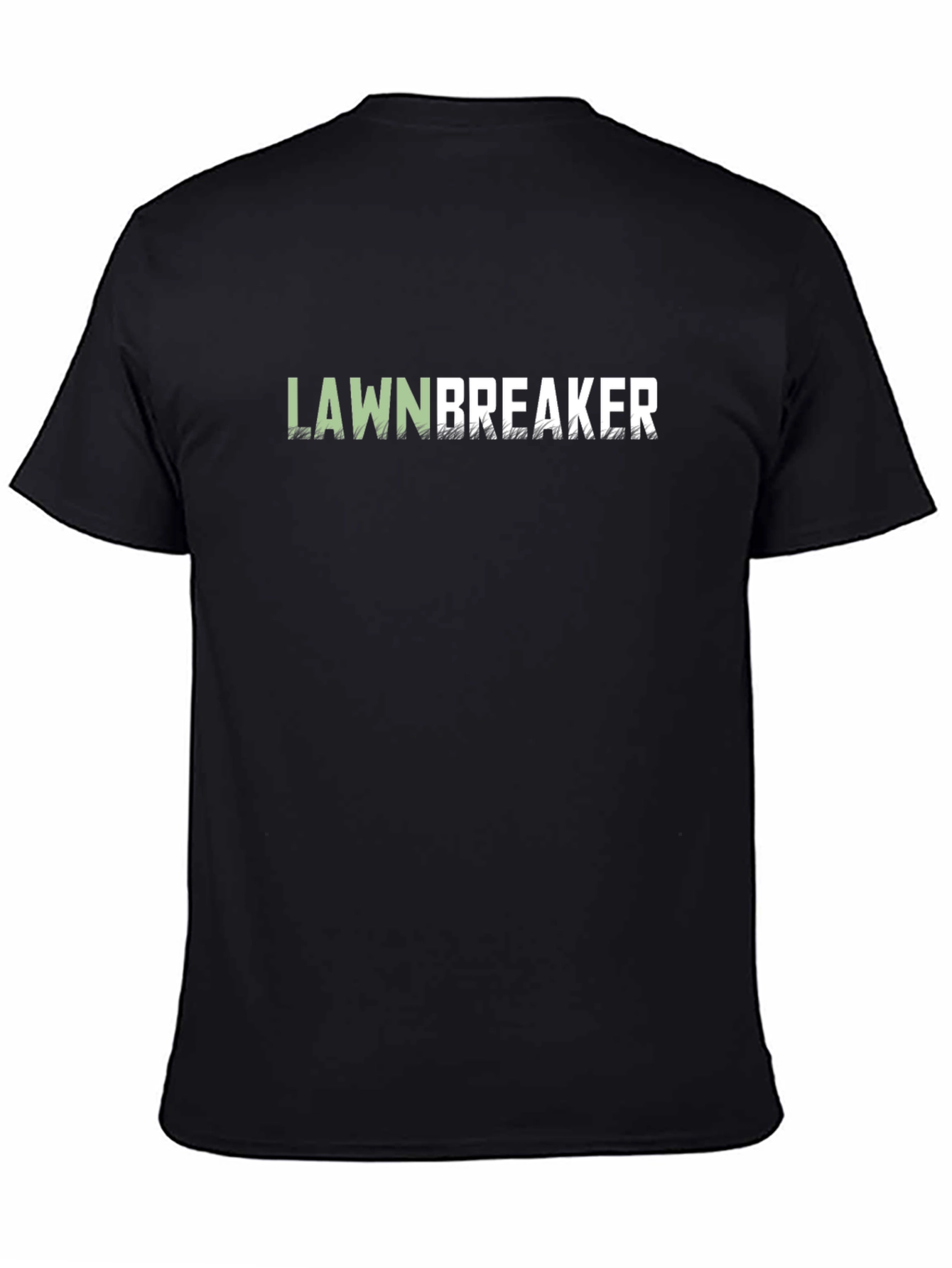 Camiseta Negra Lawnbreaker para Hombre