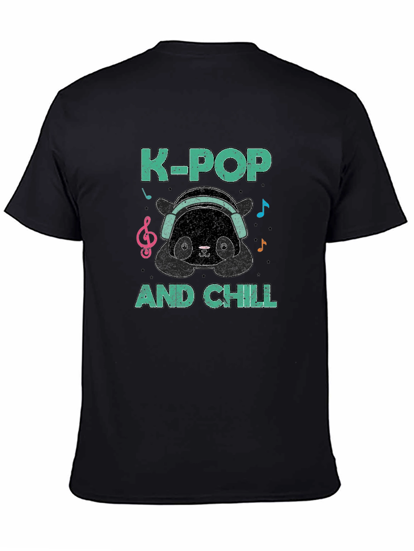 Camiseta Hombre K-Pop and Chill Panda