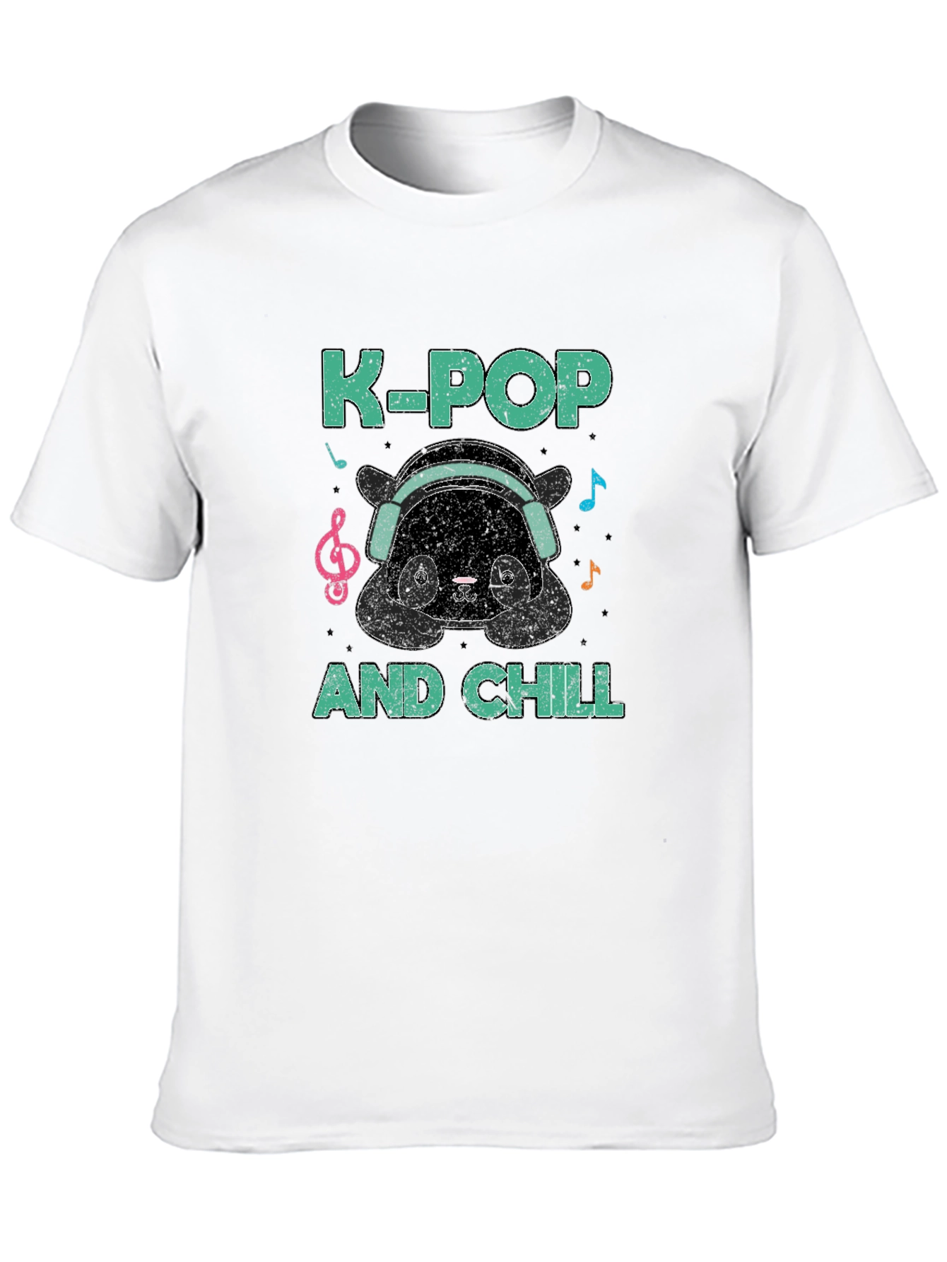 Camiseta Hombre K-Pop and Chill Panda