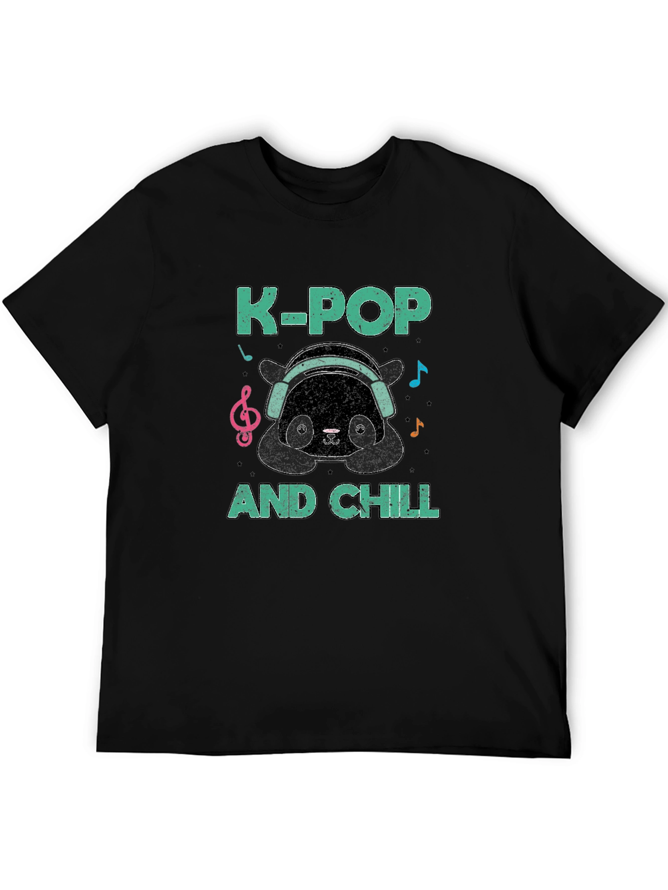 Camiseta Hombre K-Pop and Chill Panda