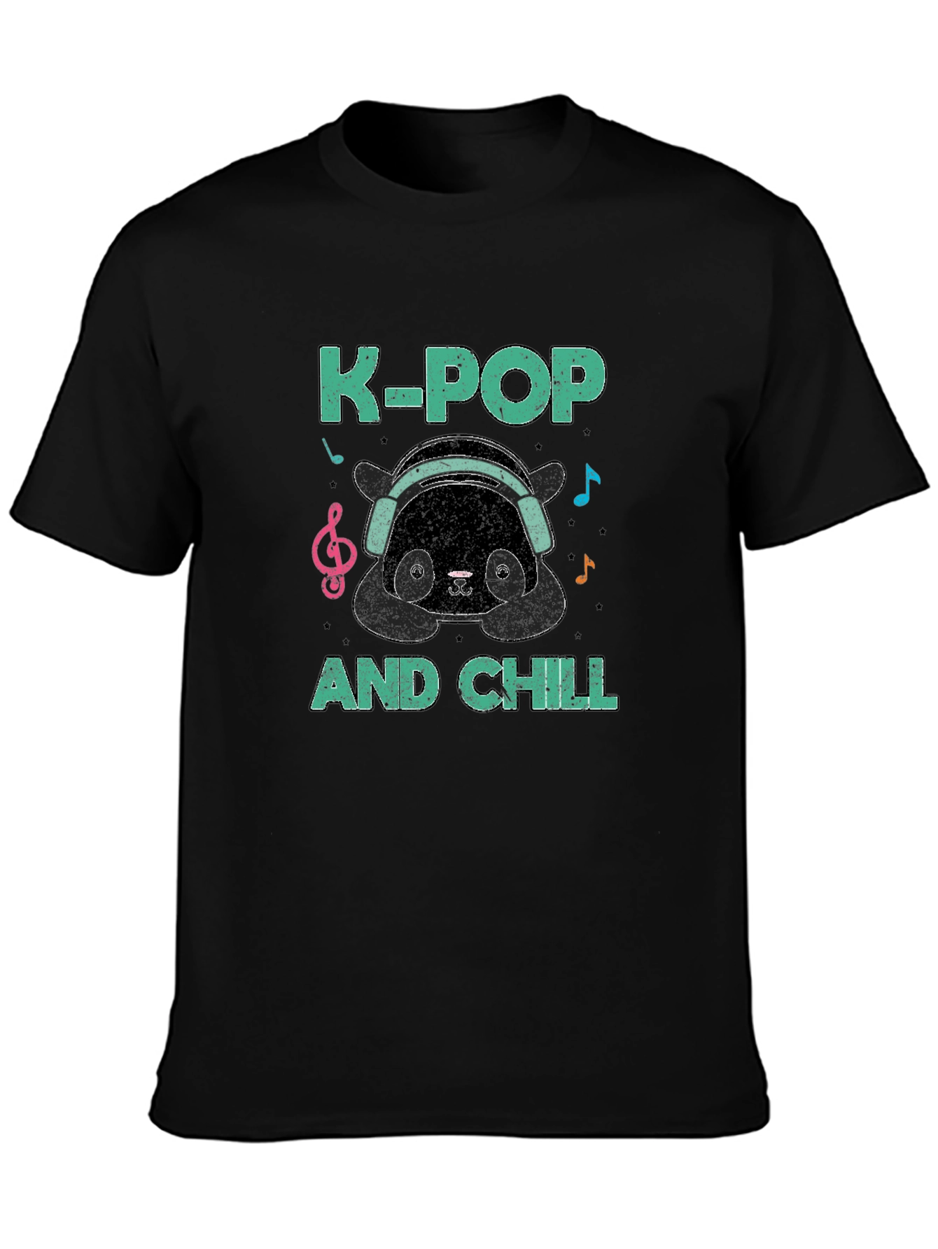 Camiseta Hombre K-Pop and Chill Panda