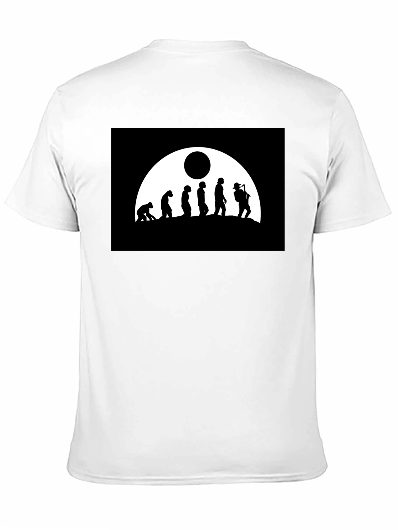 Camiseta Negra Hombre - Evolución del Músico