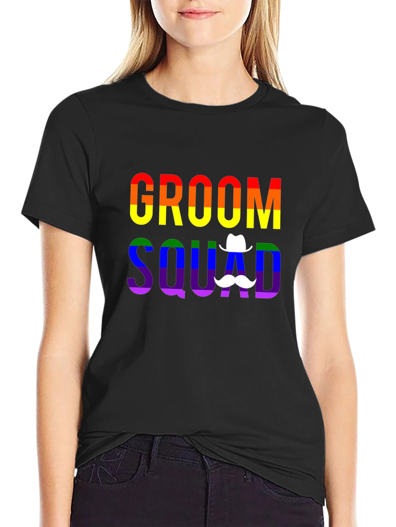 Camiseta Groom Squad Orgullo LGBT