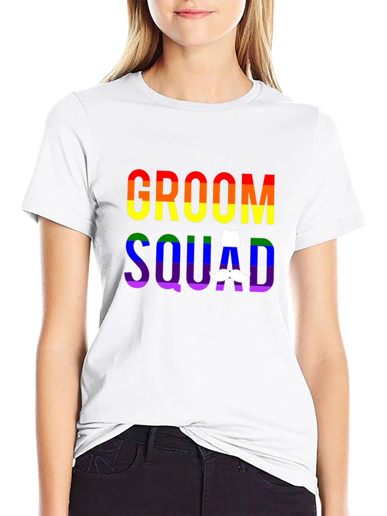 Camiseta Groom Squad Orgullo LGBT