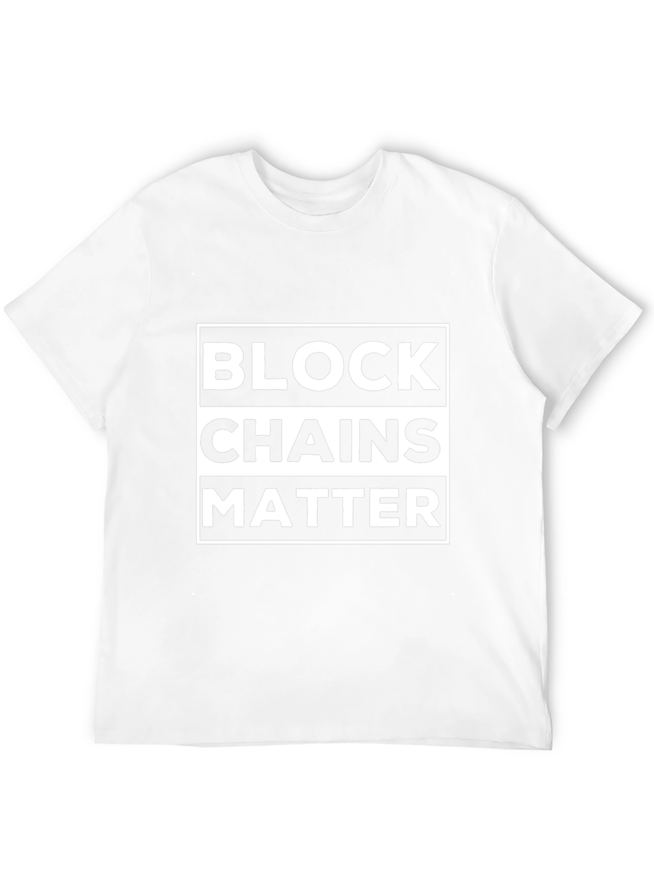 Camiseta Negra Blockchains Matter