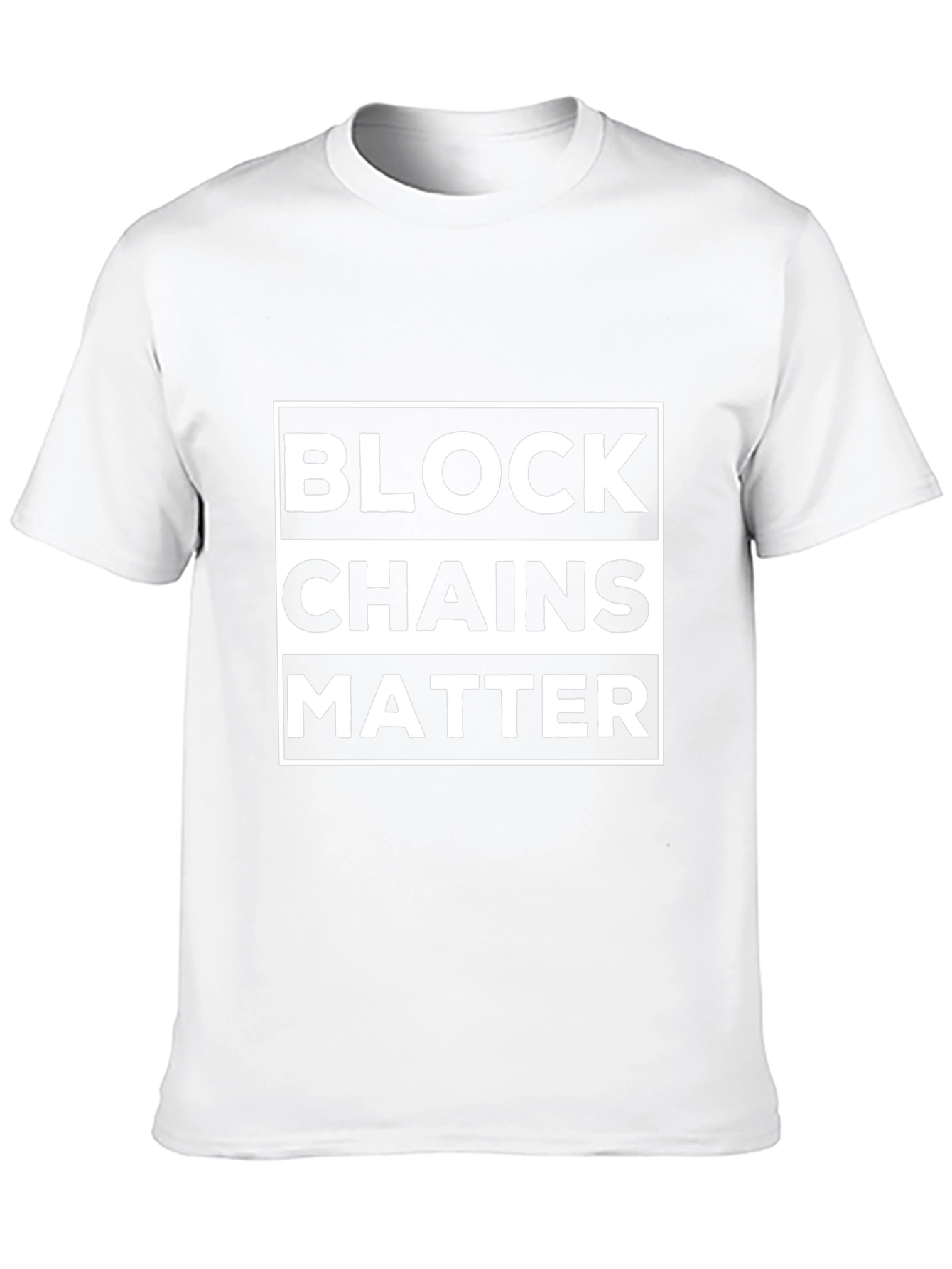 Camiseta Negra Blockchains Matter