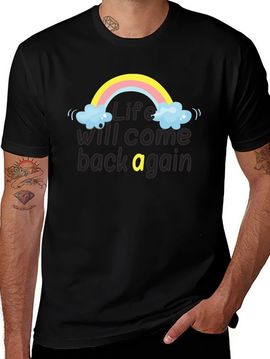 Camiseta Negra: Life Will Come Back Again