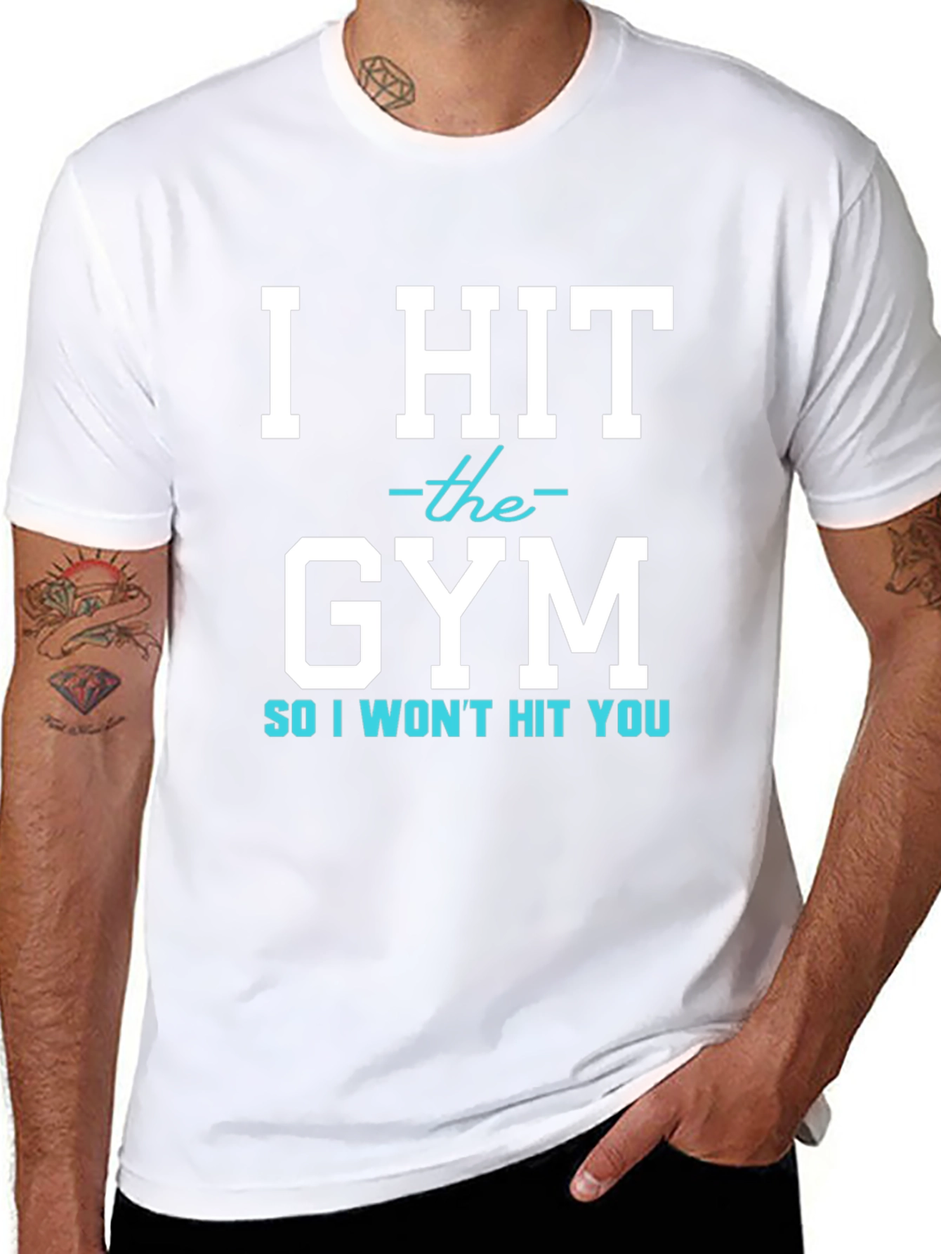 Camiseta Gym: ¡Entrena para no golpear!