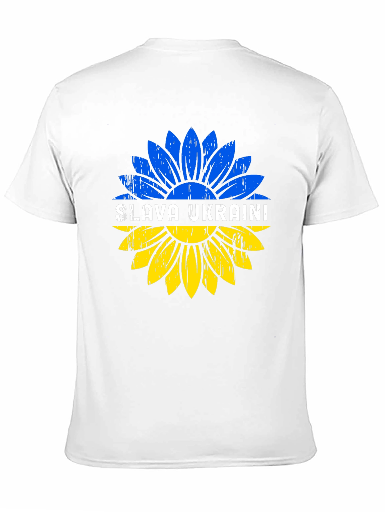 Camiseta Negra Slava Ukraini Girasol Ucraniano