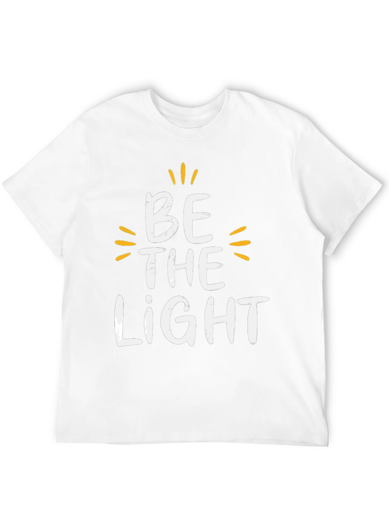 Camiseta Negra Be The Light para Hombre