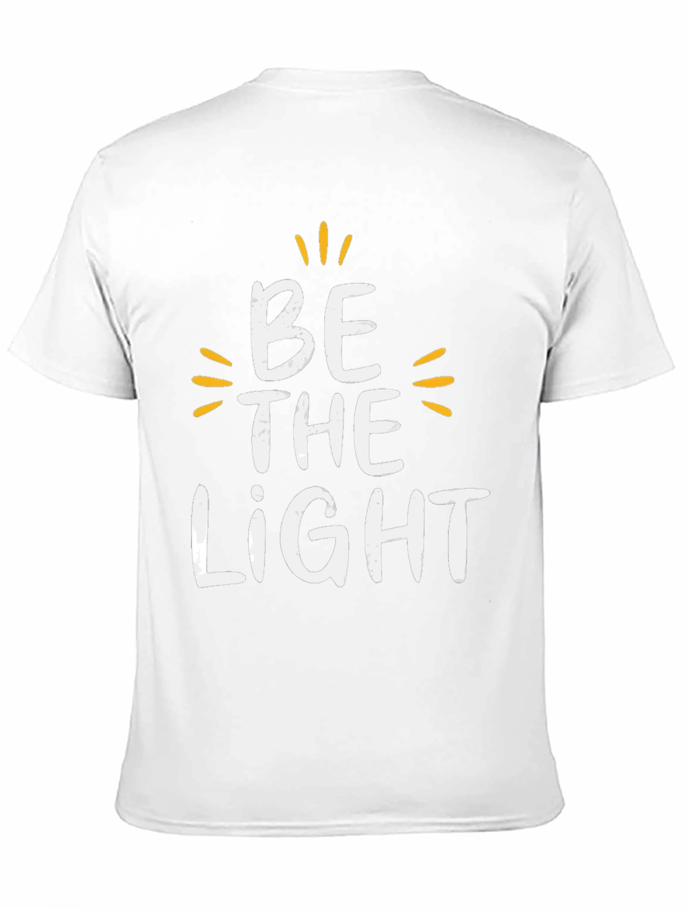 Camiseta Negra Be The Light para Hombre
