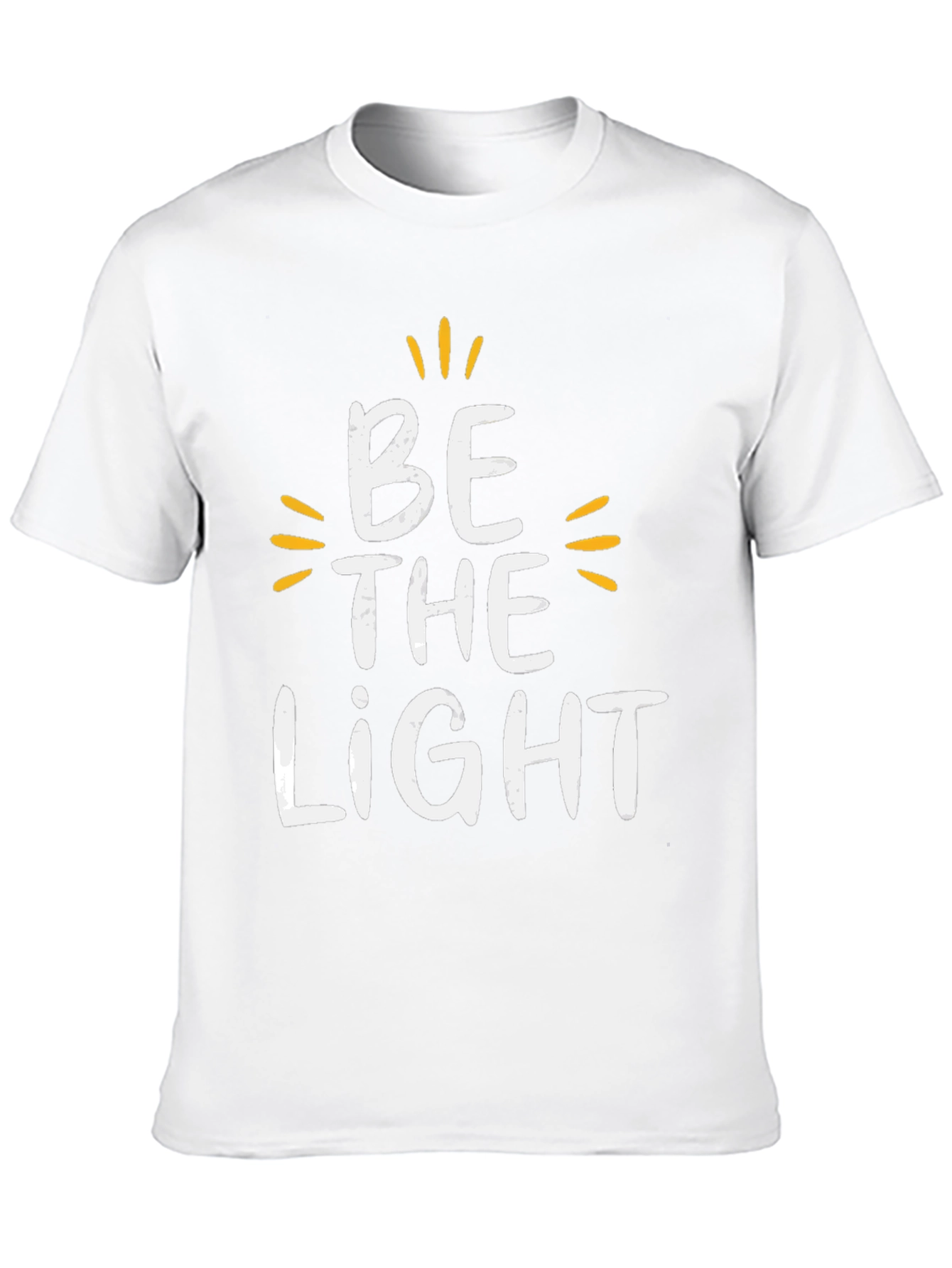 Camiseta Negra Be The Light para Hombre
