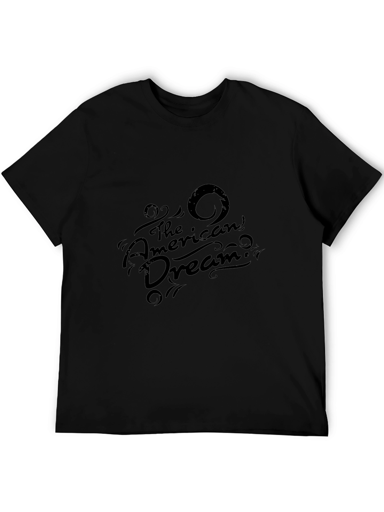 Camiseta Negra The American Dream Casual para Hombre