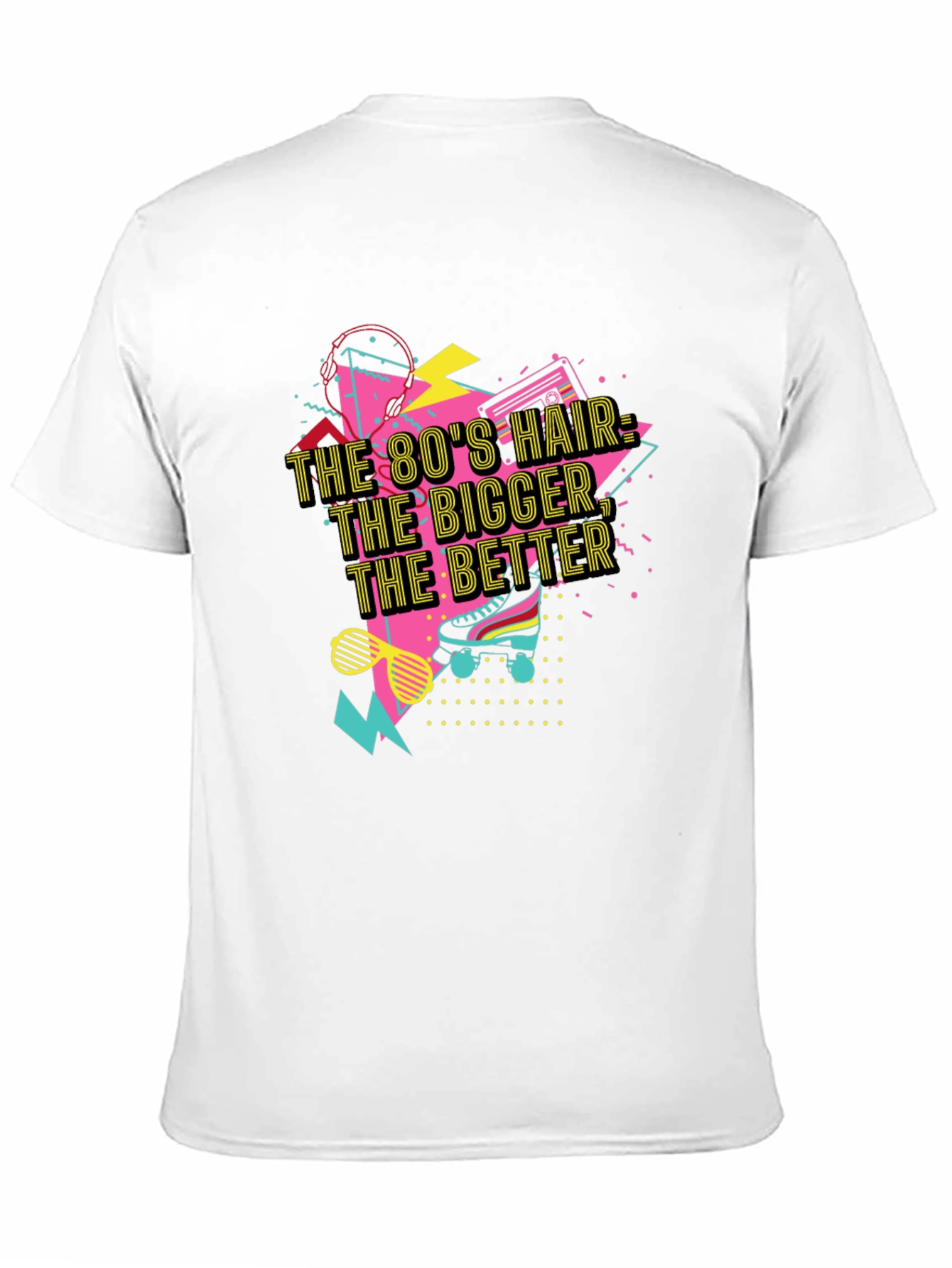 Camiseta Negra Retro Años 80