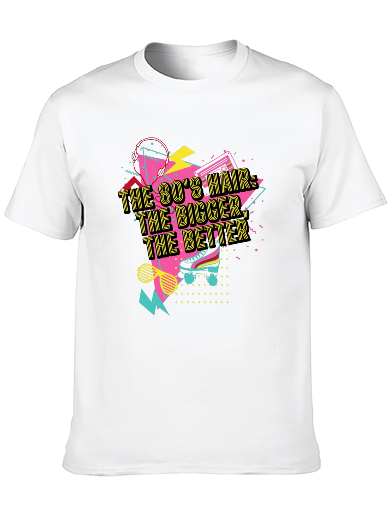 Camiseta Negra Retro Años 80