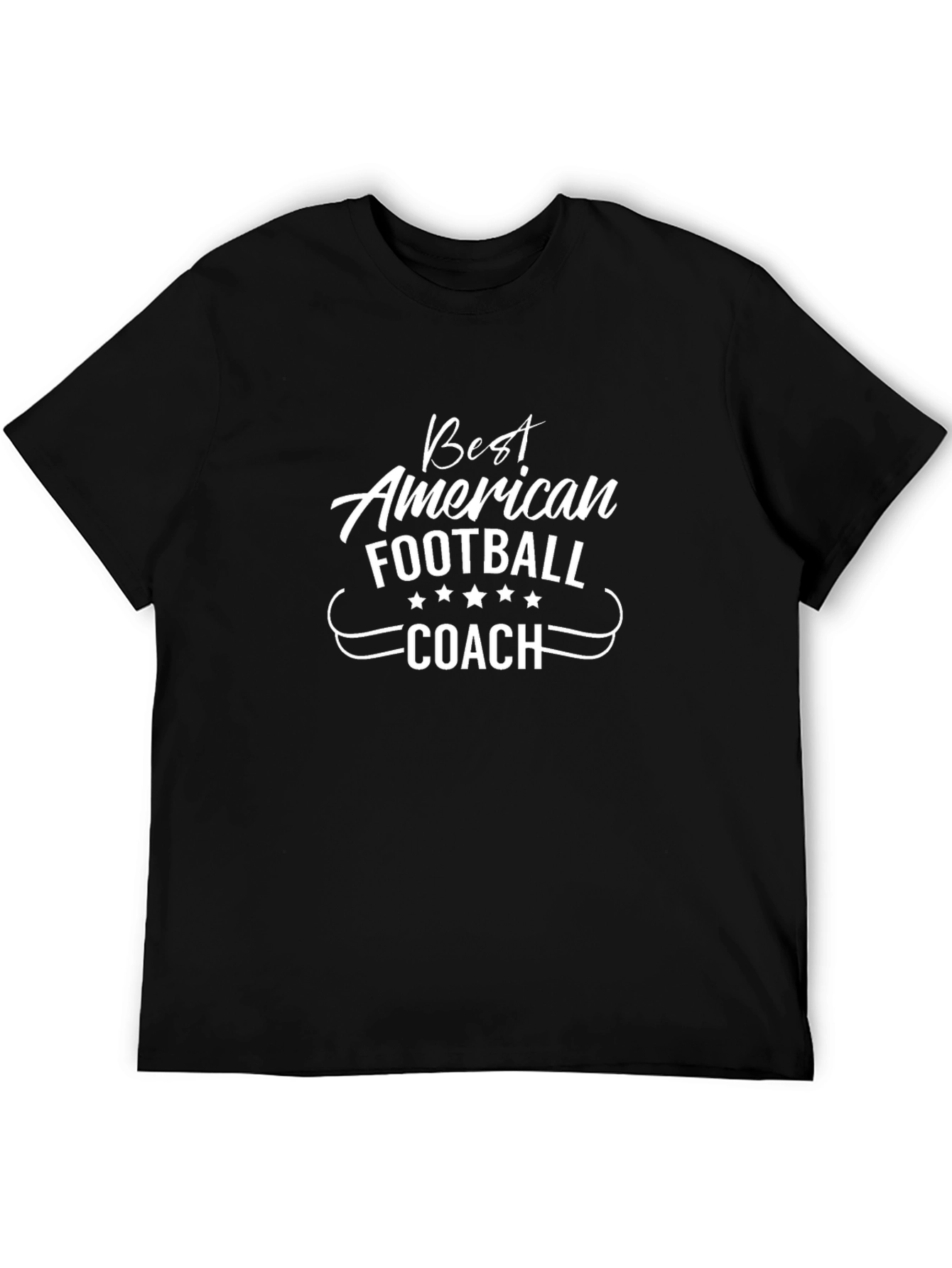 Camiseta Negra Mejor Entrenador de Fútbol Americano