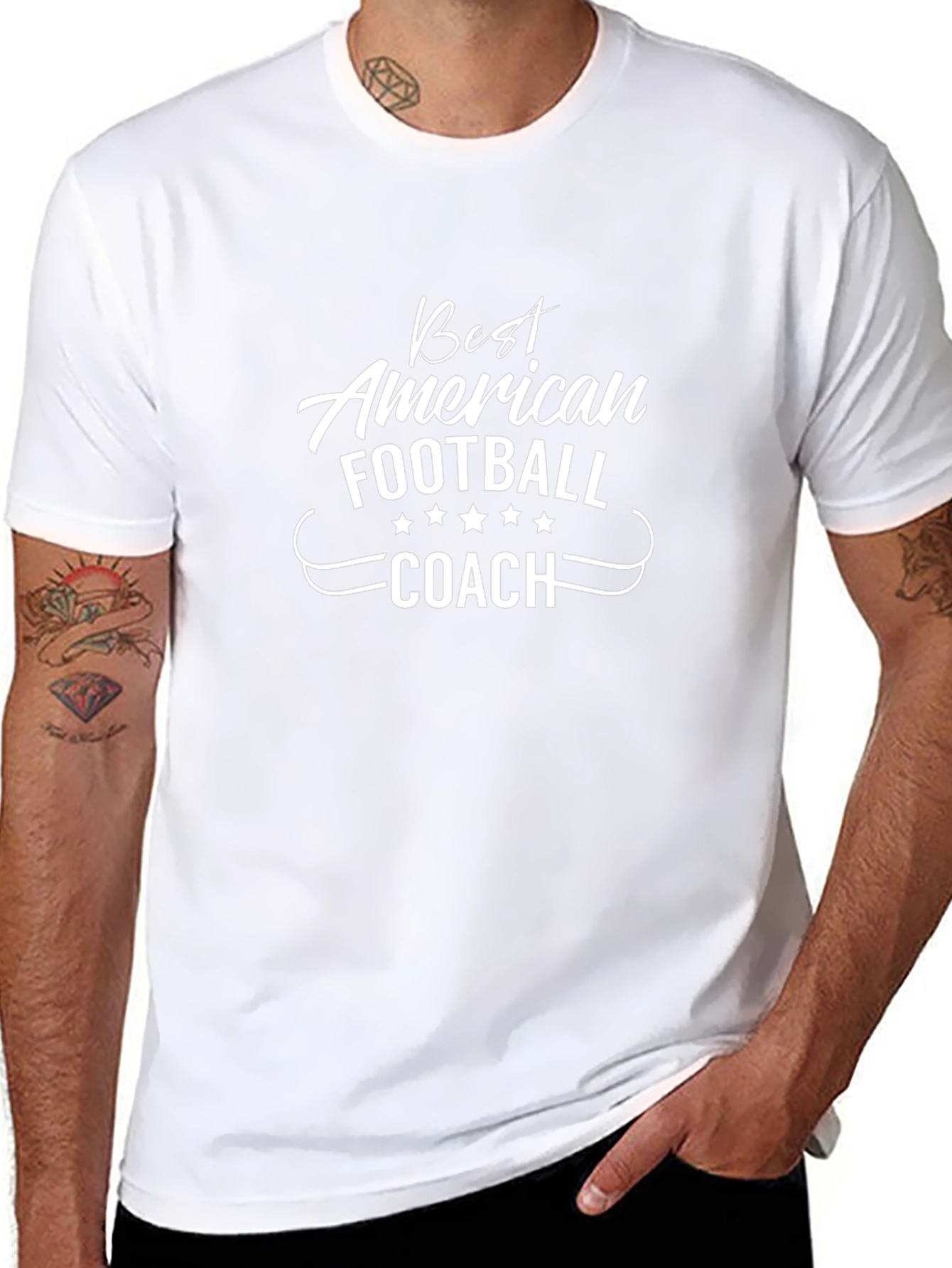 Camiseta Negra Mejor Entrenador de Fútbol Americano
