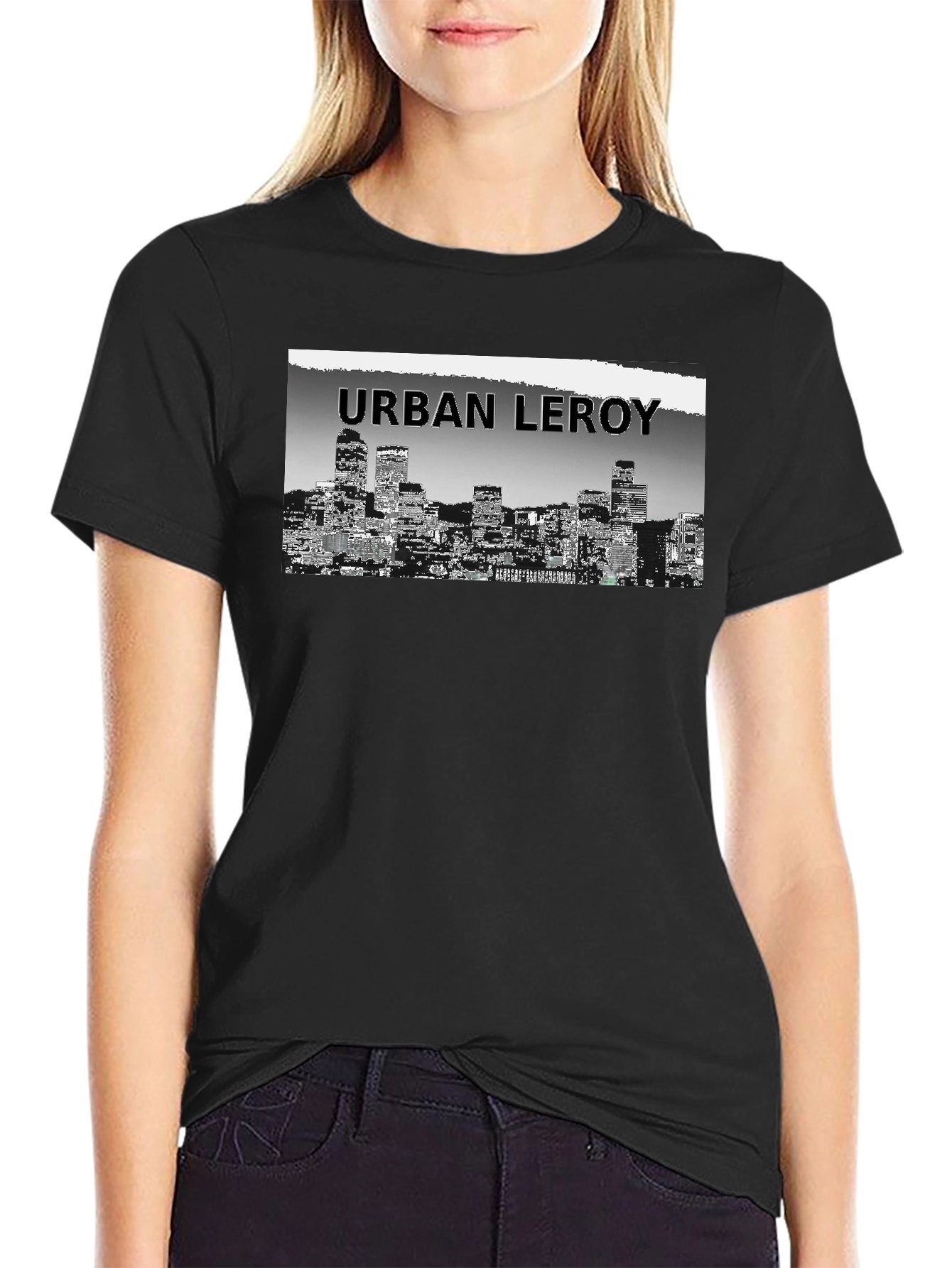 Camiseta Urbana Hombre Diseño Skyline