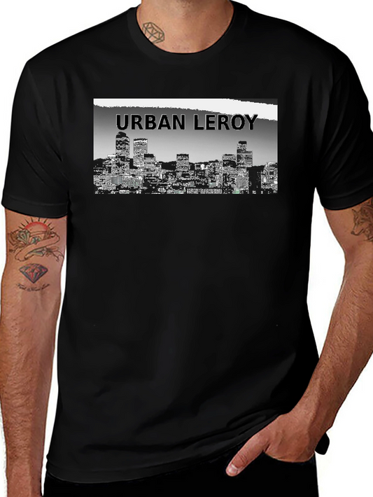 Camiseta Urbana Hombre Diseño Skyline