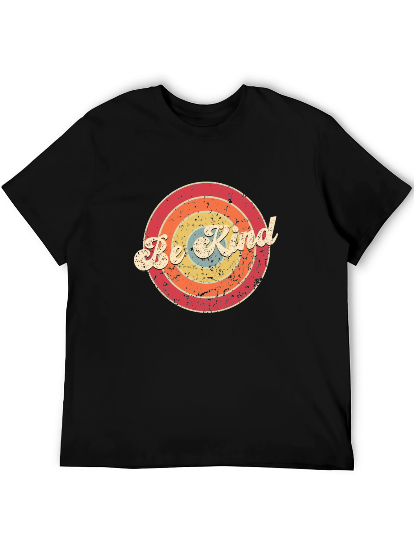 Camiseta Negra Retro Be Kind