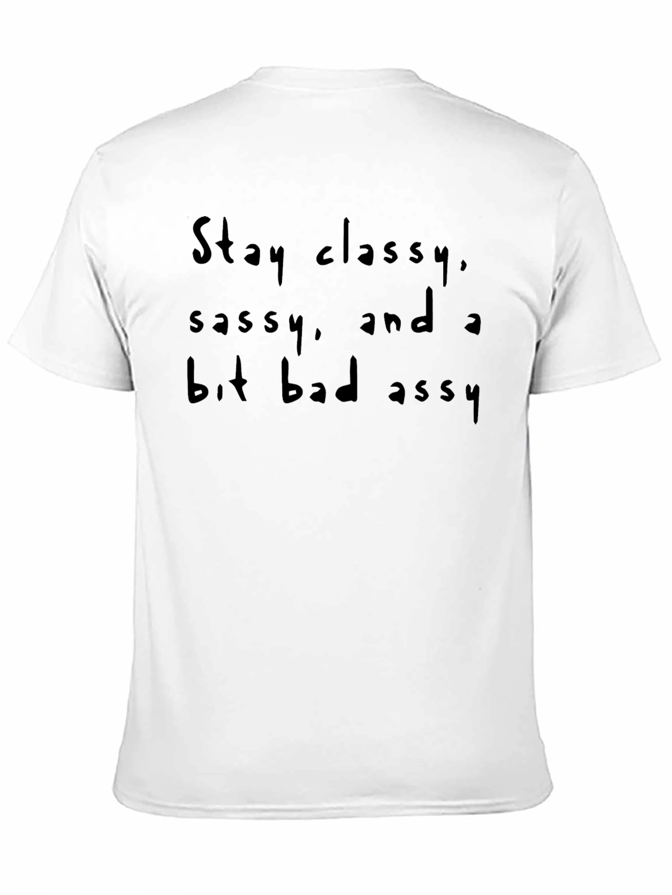 Camiseta Negra con Texto Divertido para Mujer
